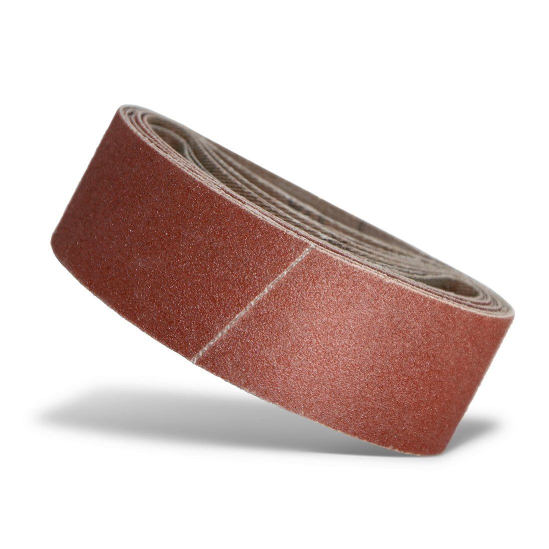 MENZER Schleifpapier 303 x 40 mm Schleifbänder für Handbandschleifer, Normalkorund, 10 Stk., K60