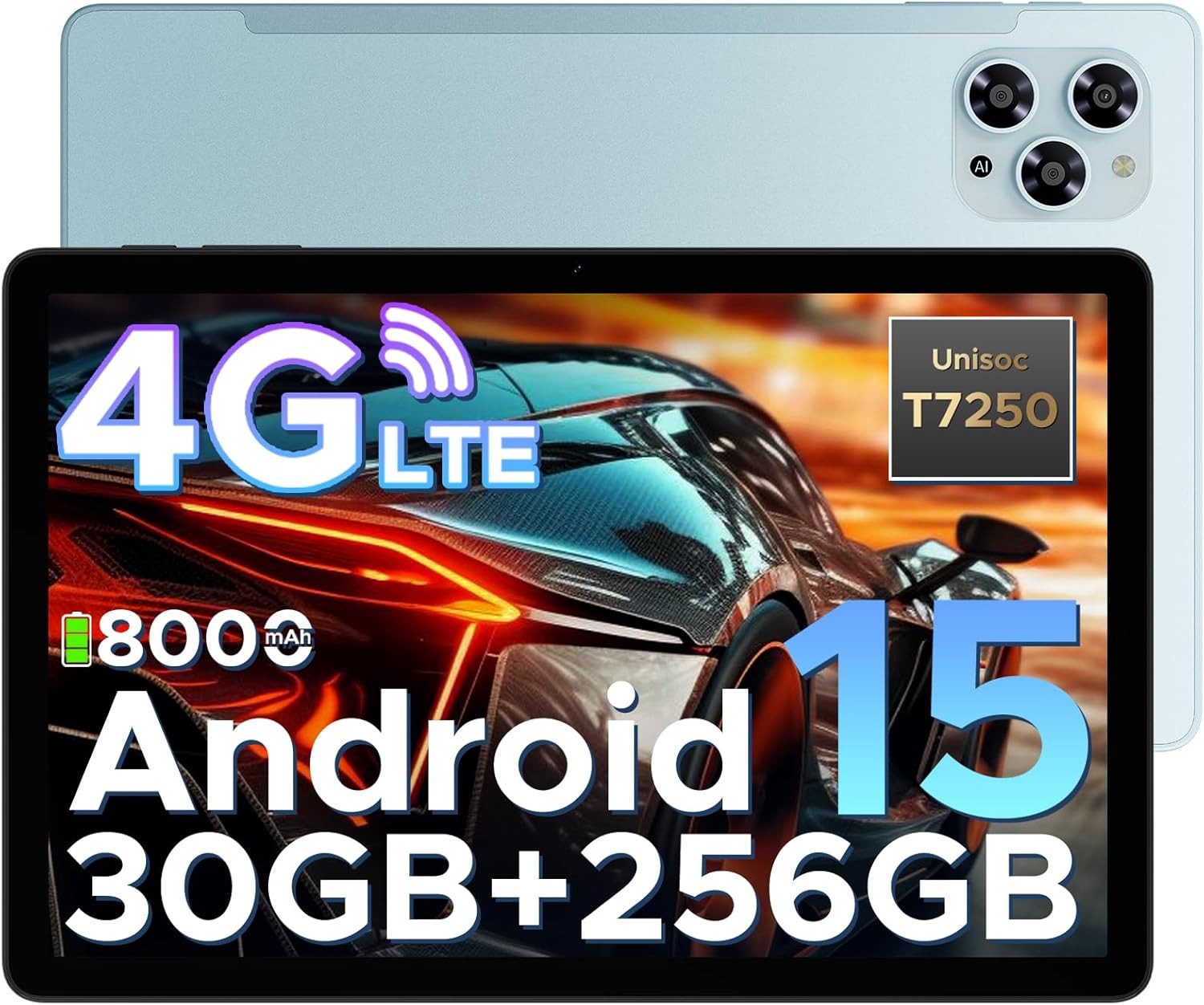 DOOGEE 6 GB RAM 8000mAh Akku 90Hz IPS Display Octa-Core Gaming Tablet (11", 256 GB, Android 15, 4G LTE, Leistungsstarkes Gerät für Arbeit, Unterhaltung und mobiles Streaming)