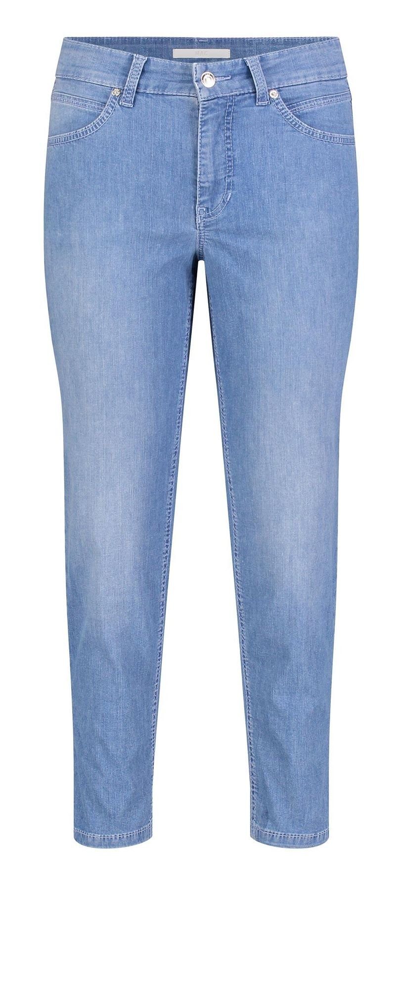(D499) 5-Pocket-Jeans 7/8 blue basic (5045-90-0391L) MAC Melanie