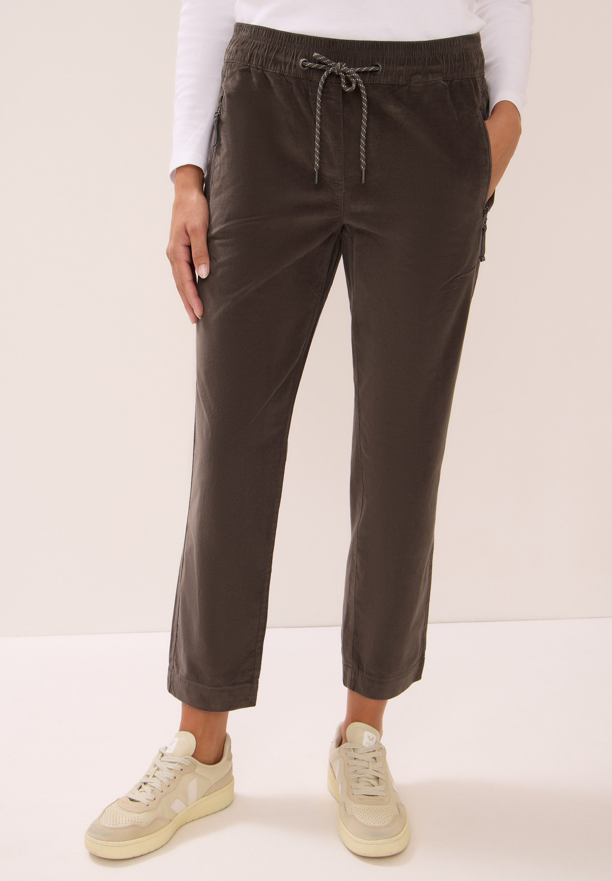 CECIL Cordhose Middle Waist