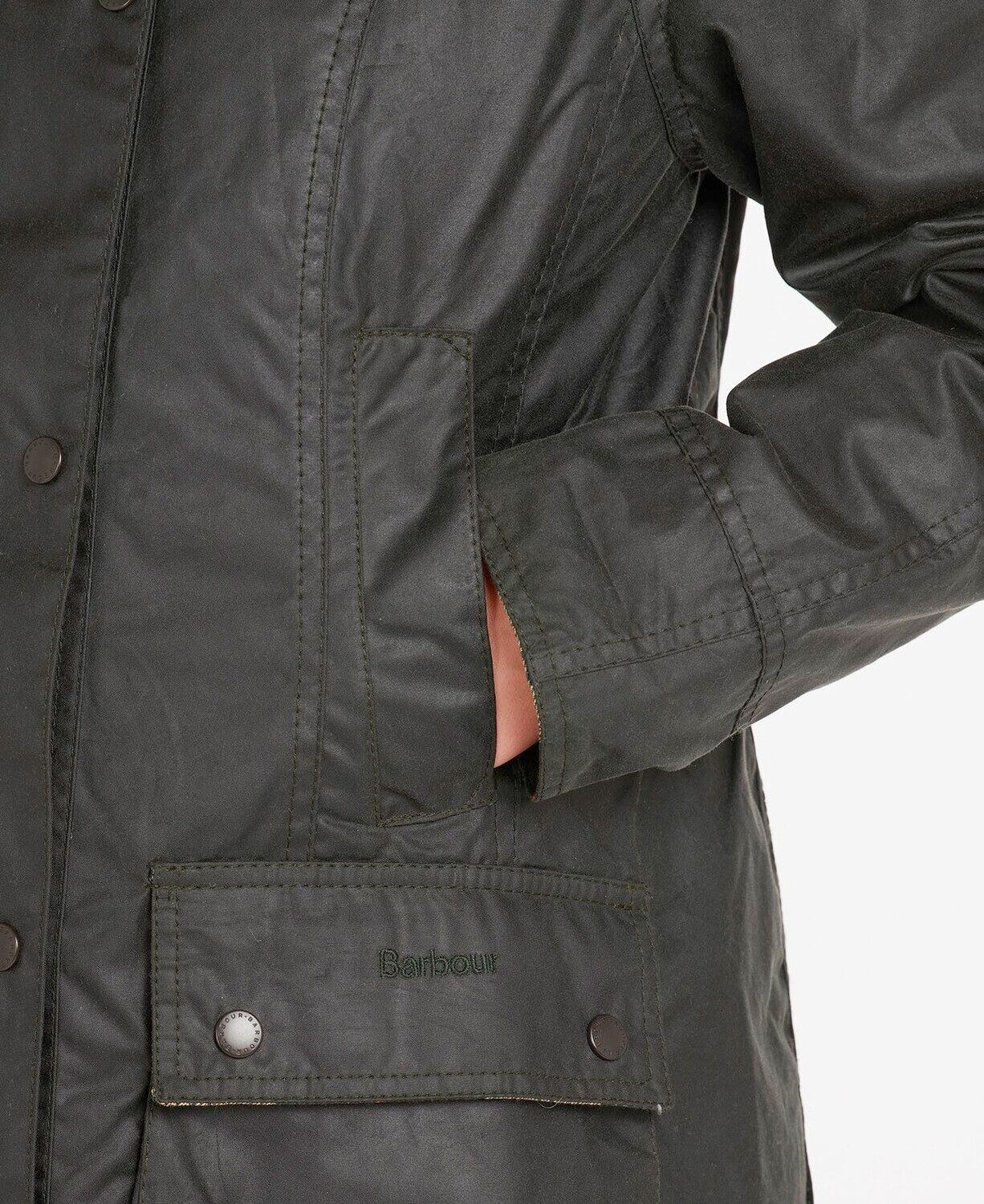 Barbour Langjacke Wachsjacke Beadnell