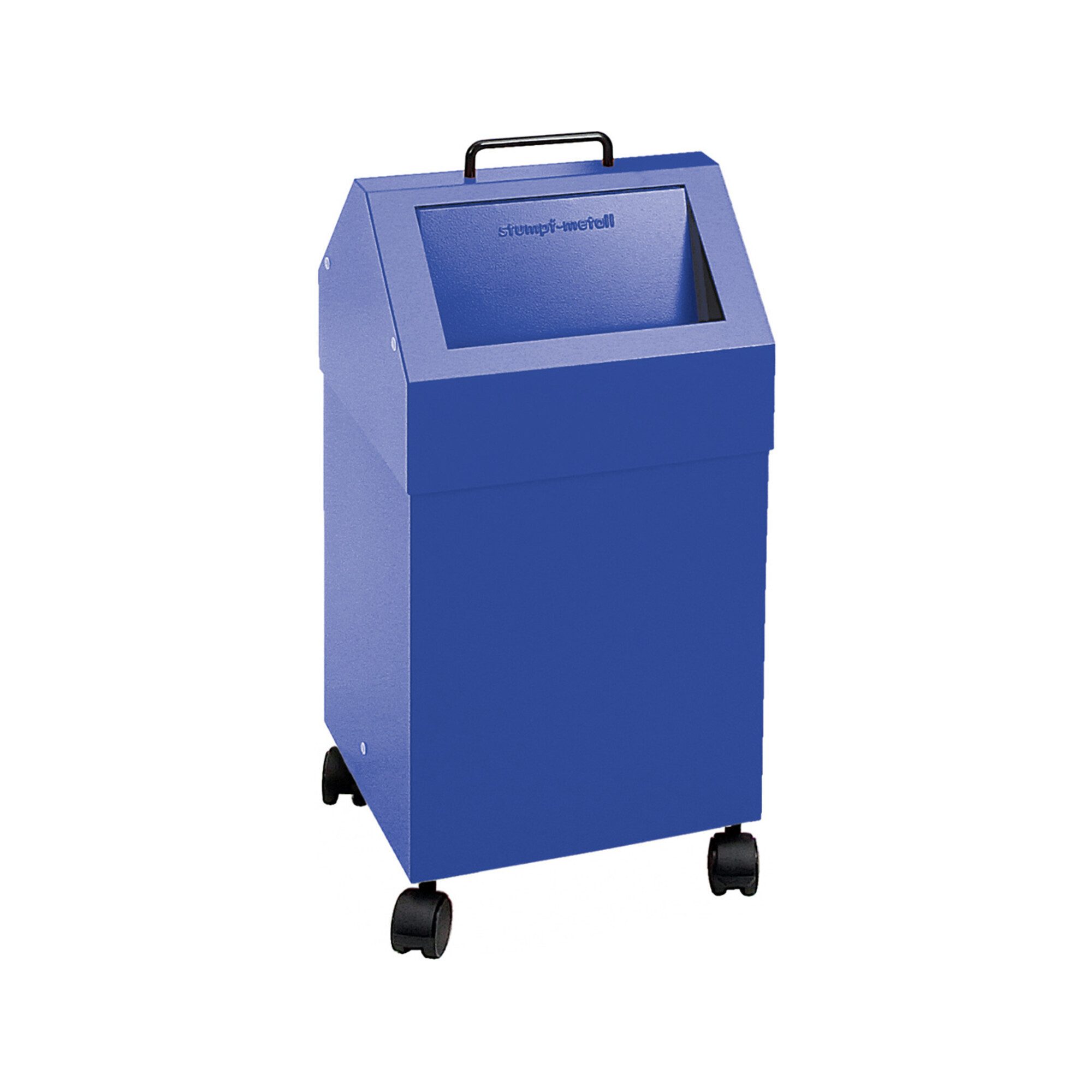 Stumpf Metall GmbH Mülleimer Stumpf Sortsystem 45, fahrbar, RAL 5010/5010, 45 Liter