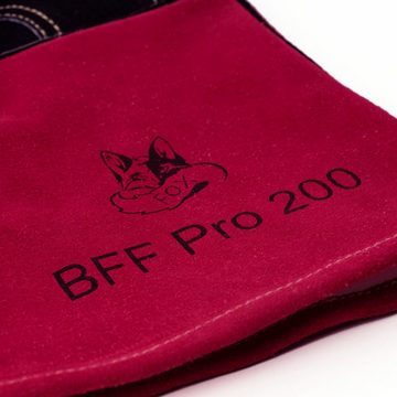 BLACK FOREST FOX Grillhandschuhe Pro 200 hitzebeständige Grill- und Arbeitshandschuhe, Pink