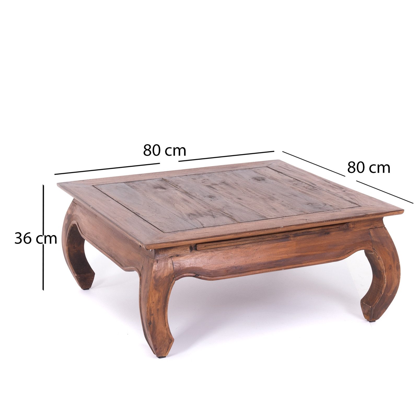 DESIGN DELIGHTS Couchtisch OPIUMTISCH "EAST 80", günstig online kaufen