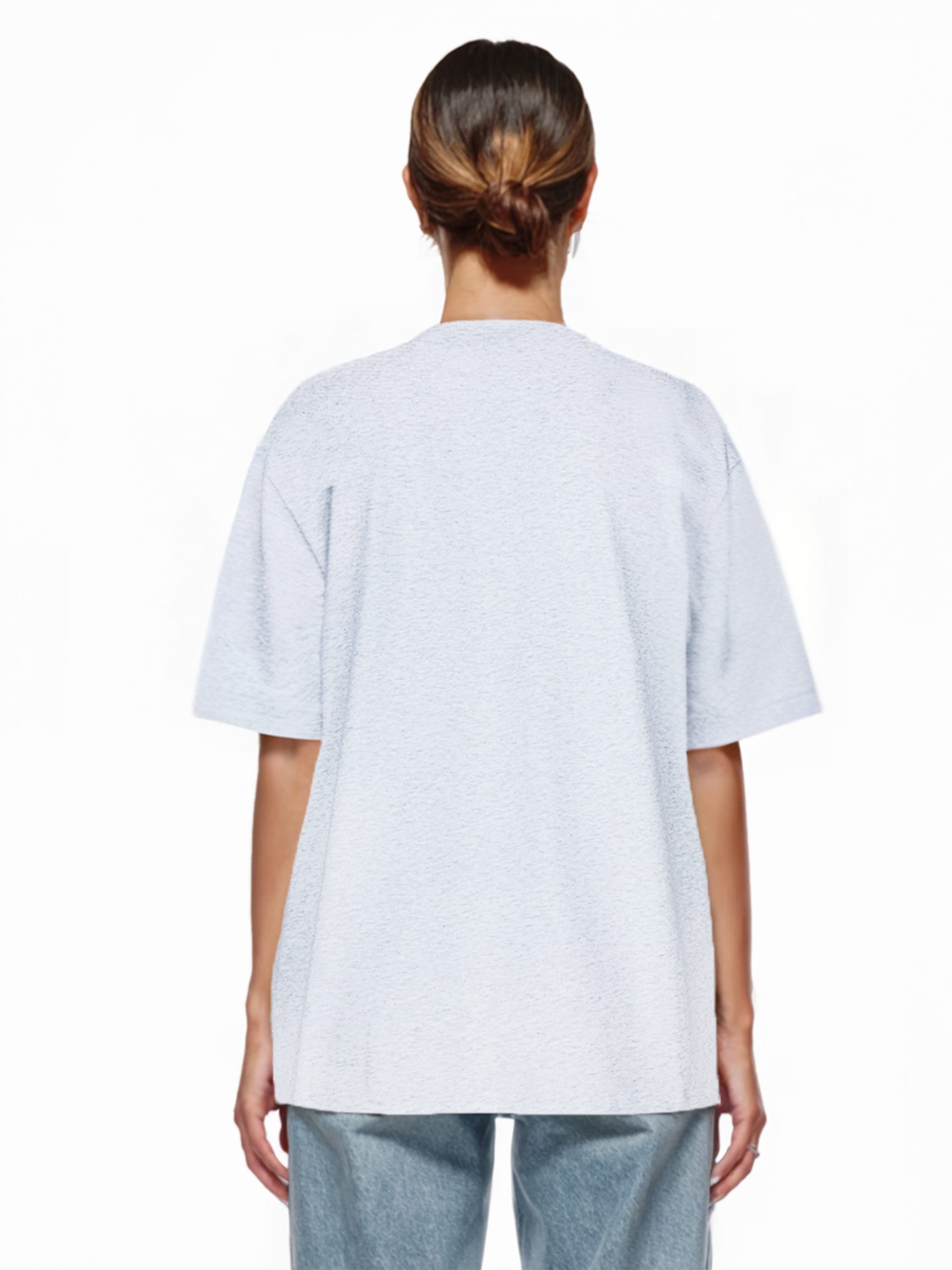 trueprodigy Oversize-Shirt Marin F Logoprint Rundhals dicker Stoff