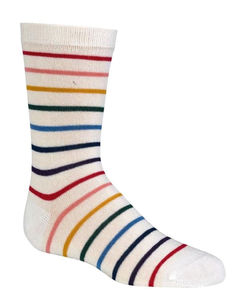 TippTexx 24 Paar für gemusterte Ringel 6 Socken Bambus Socken, superweich, Mädchen/Jungen Kinder