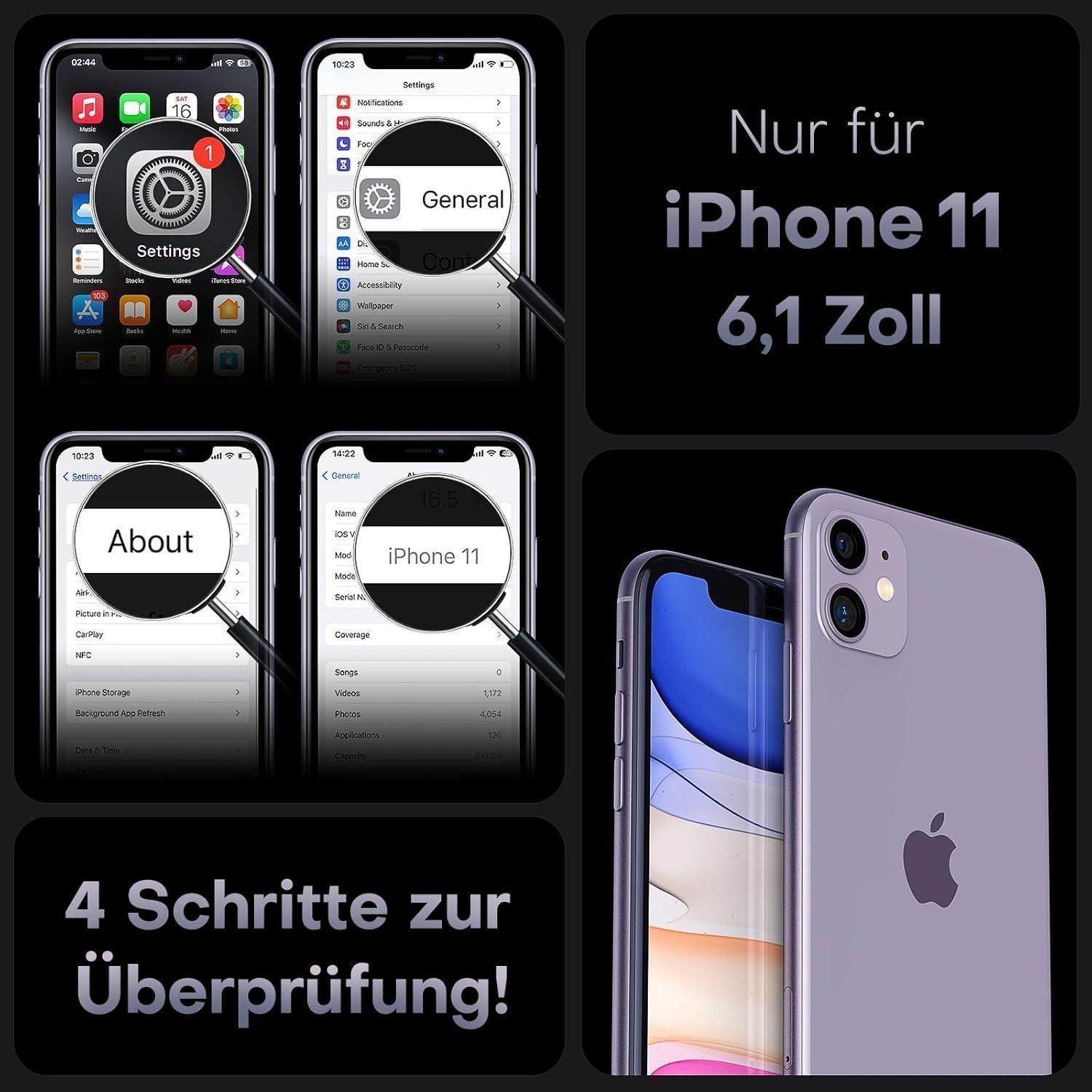 LuxusKollektion Handyhülle iPhone 11 Hülle MagSafe Transparent Kristallklar