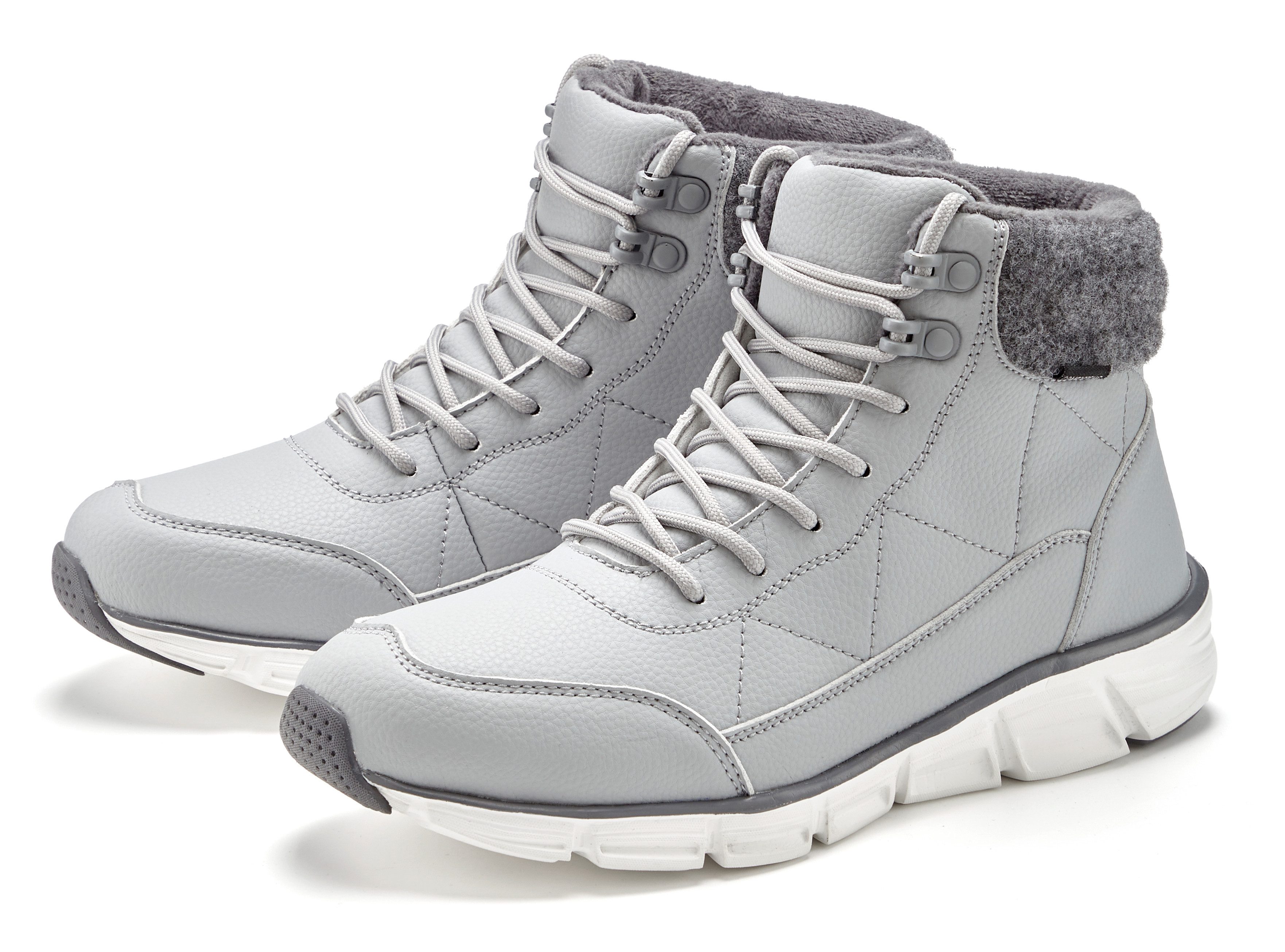 LASCANA Outdoorstiefelette, Schnürschuh, Boots, Schneestiefel Stiefelette mit wasserabweisender Comfortex-Membrane und Warmfutter