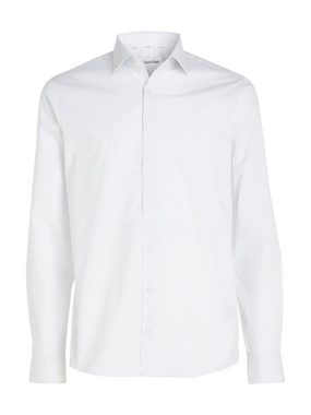 Calvin Klein Langarmhemd STRETCH DASH PRINT SLIM SHIRT