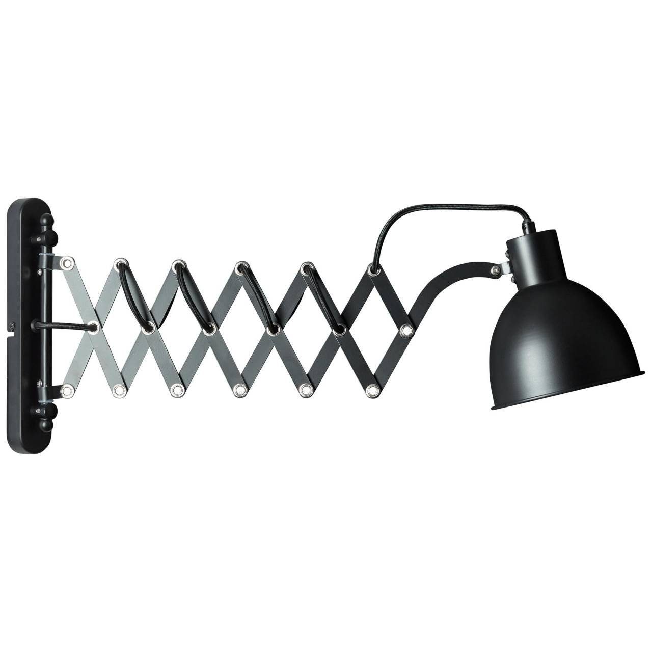 Brilliant Wandleuchte 2 Wandleuchte f E14, D45, schwarz 2, 1x geeignet Lampe Sandra matt Sandra 40W