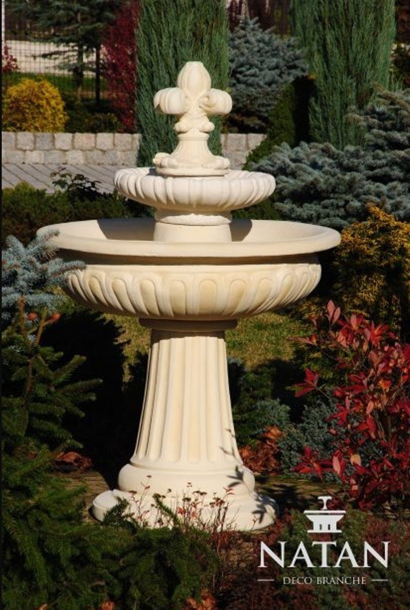 JVmoebel Skulptur Springbrunnen Garten Teich Brunnen Gartenbrunnen Fontaine Neu