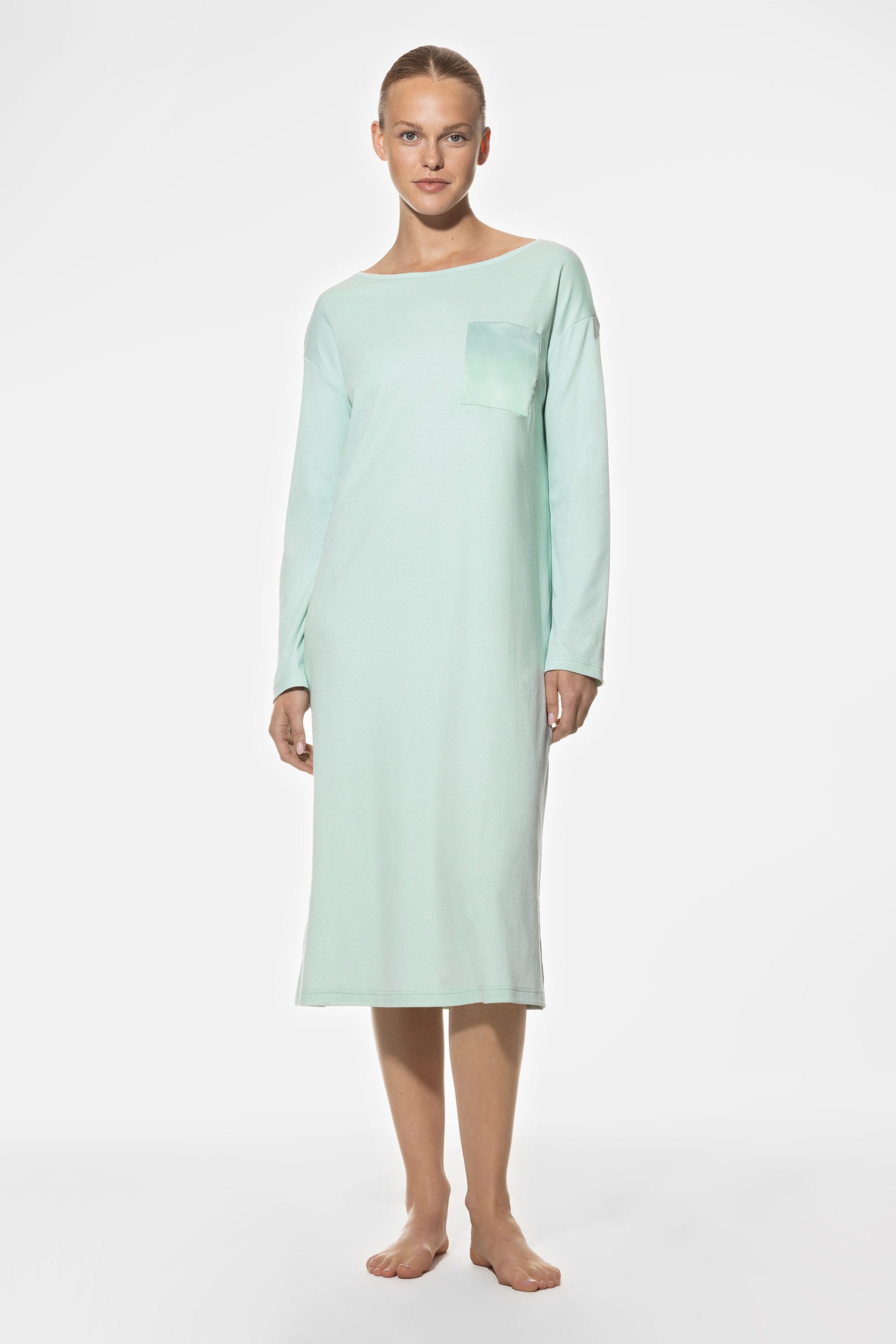 Mey Nachthemd Mey Damen Nachthemd, Langarm Serie Malea Unifarben (1-tlg)