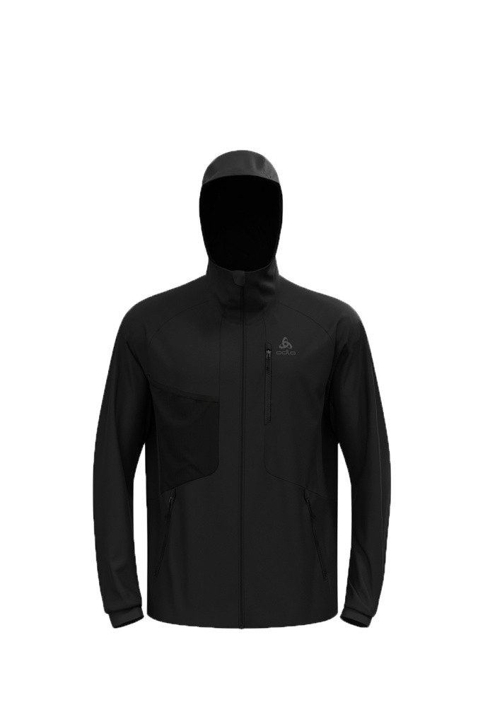 Winterjacke Odlo Herren Winddichte Zeroweight X-Warm Langlaufjacke 612702 black