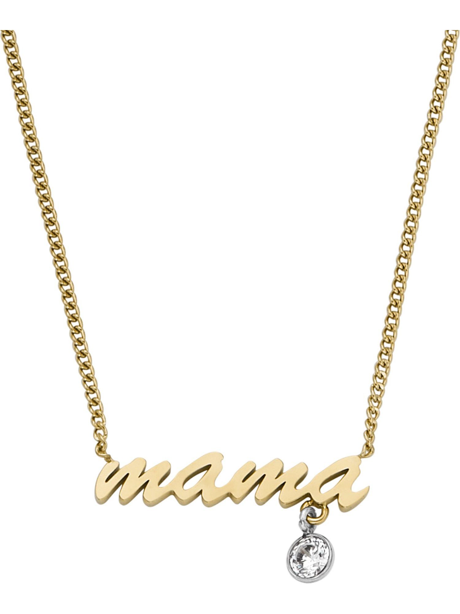 Fossil Collier Fossil Damen-Kette Edelst...