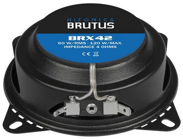 Hifonics BRUTUS 2-Wege Koax 10 cm BRX-42 flach mit 120 Watt Auto-Lautsprecher