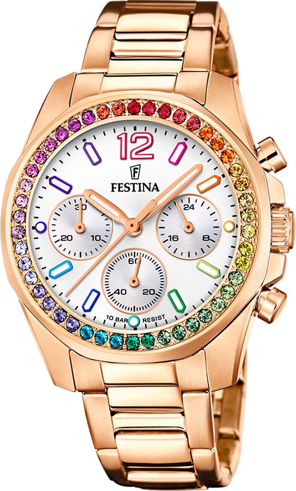 Festina Chronograph Boyfriend Collection F20639/2, Armbanduhr, günstig online kaufen