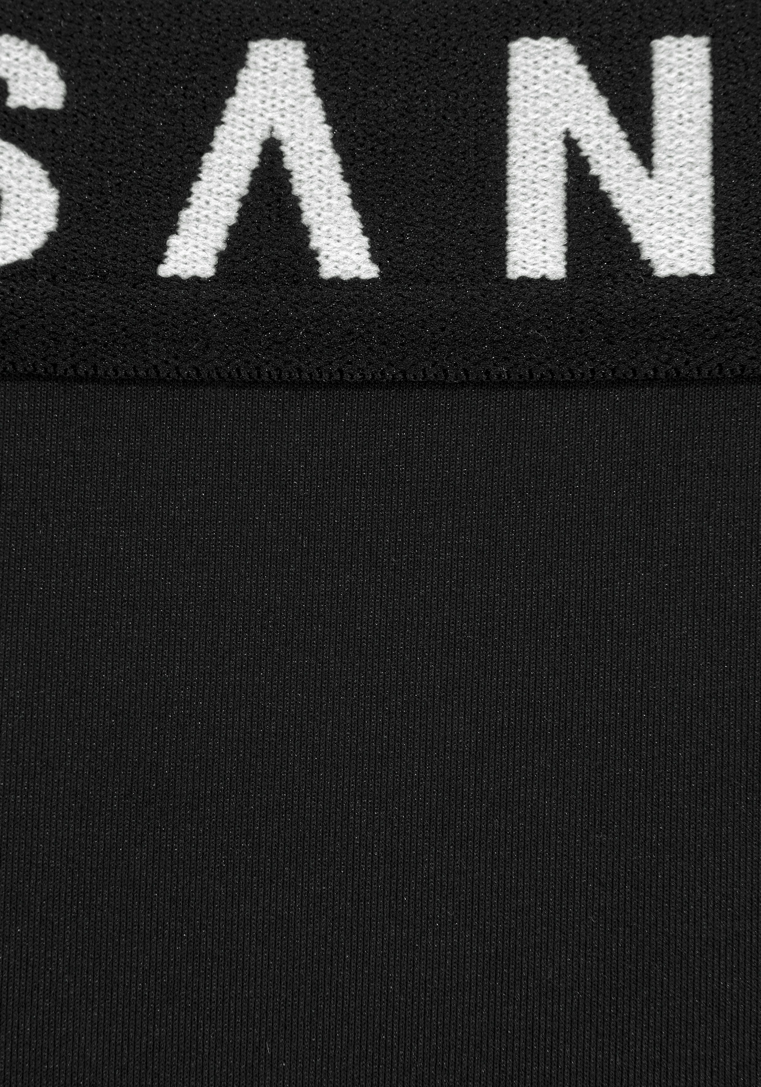 Elbsand Triangel-Bikini mit Markenschriftzügen in Kontrastfarbe