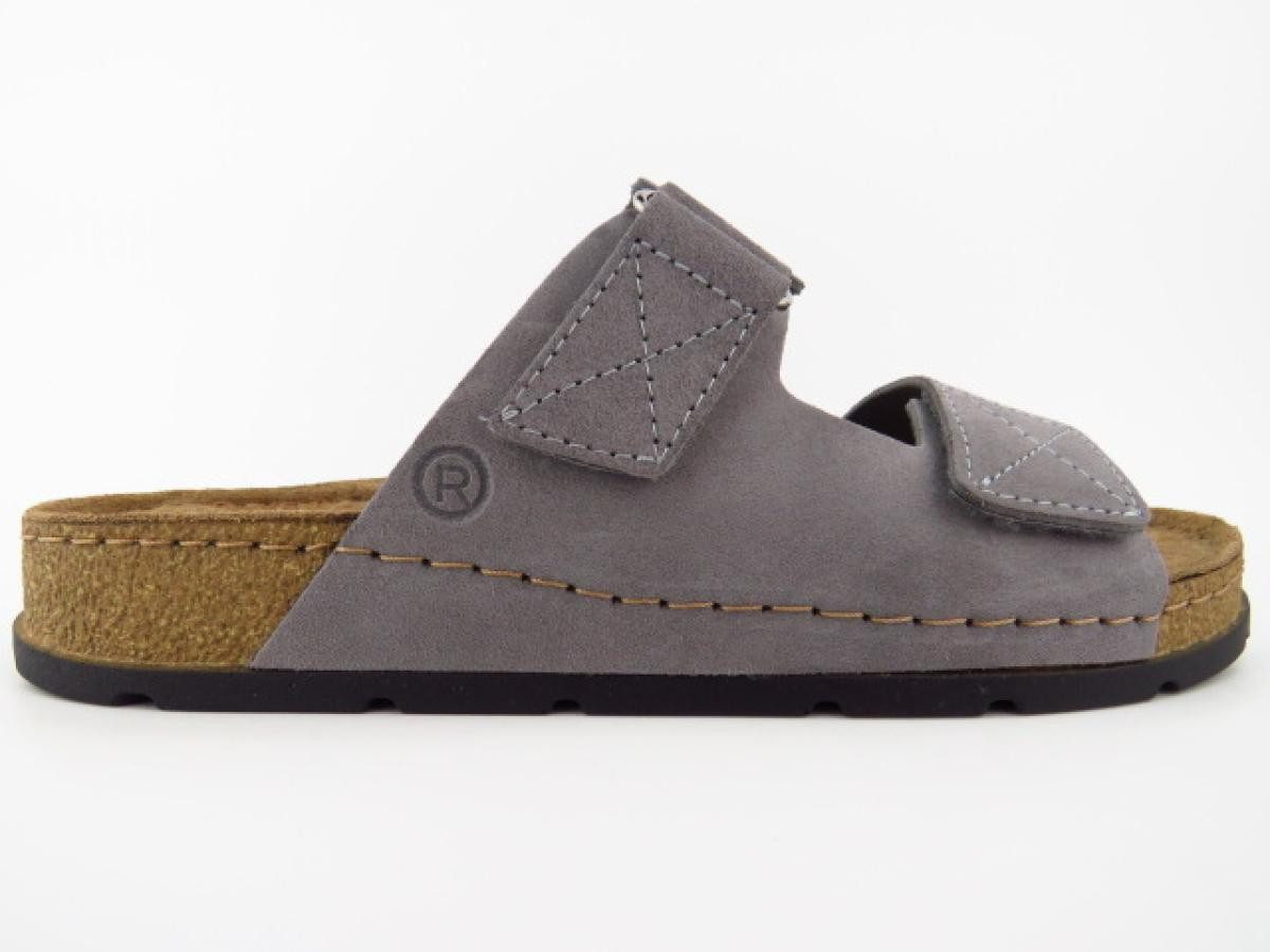 Rohde Novara Velour graphit Pantolette