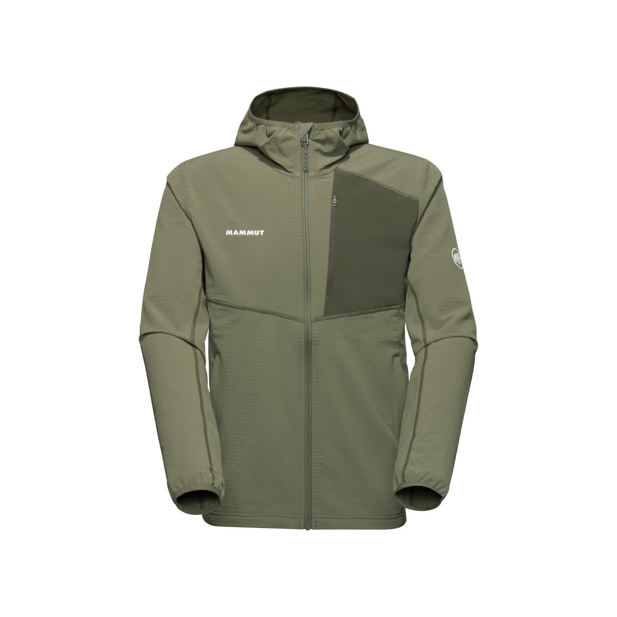 Funktionsjacke Madris Light ML Hooded Jacket Herren, Midlayer-Jacke - Mammut