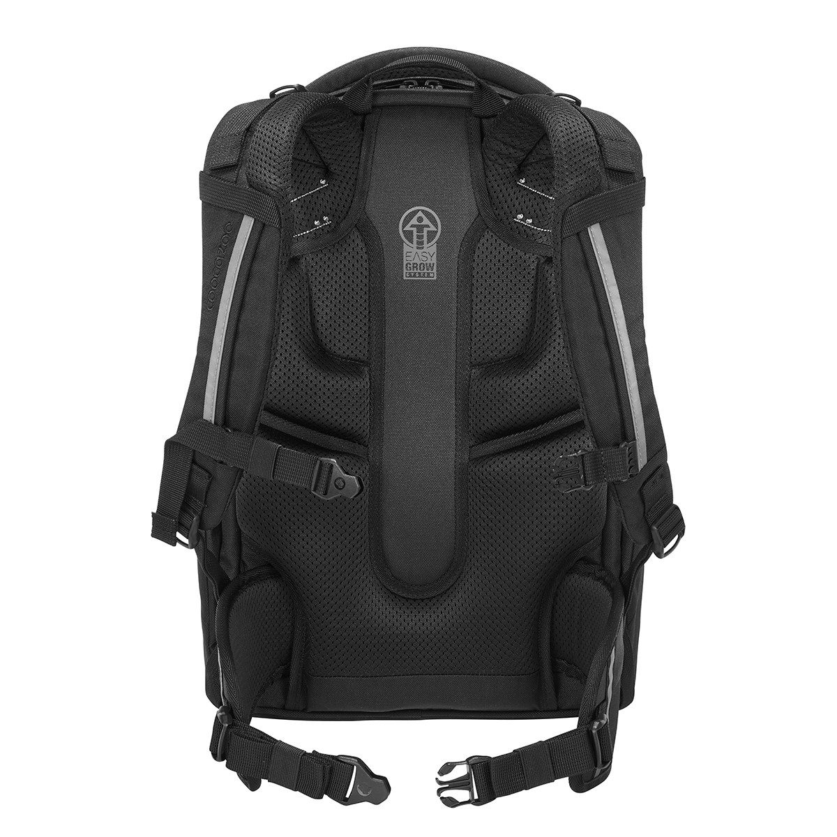 coocazoo Schulranzen Schulrucksack-Set MATE Black Coal 3-teilig (3-teilig), ergonomisch, Körpergröße: 135 - 180 cm, Easy-Grow-System – Bild 5 von 5