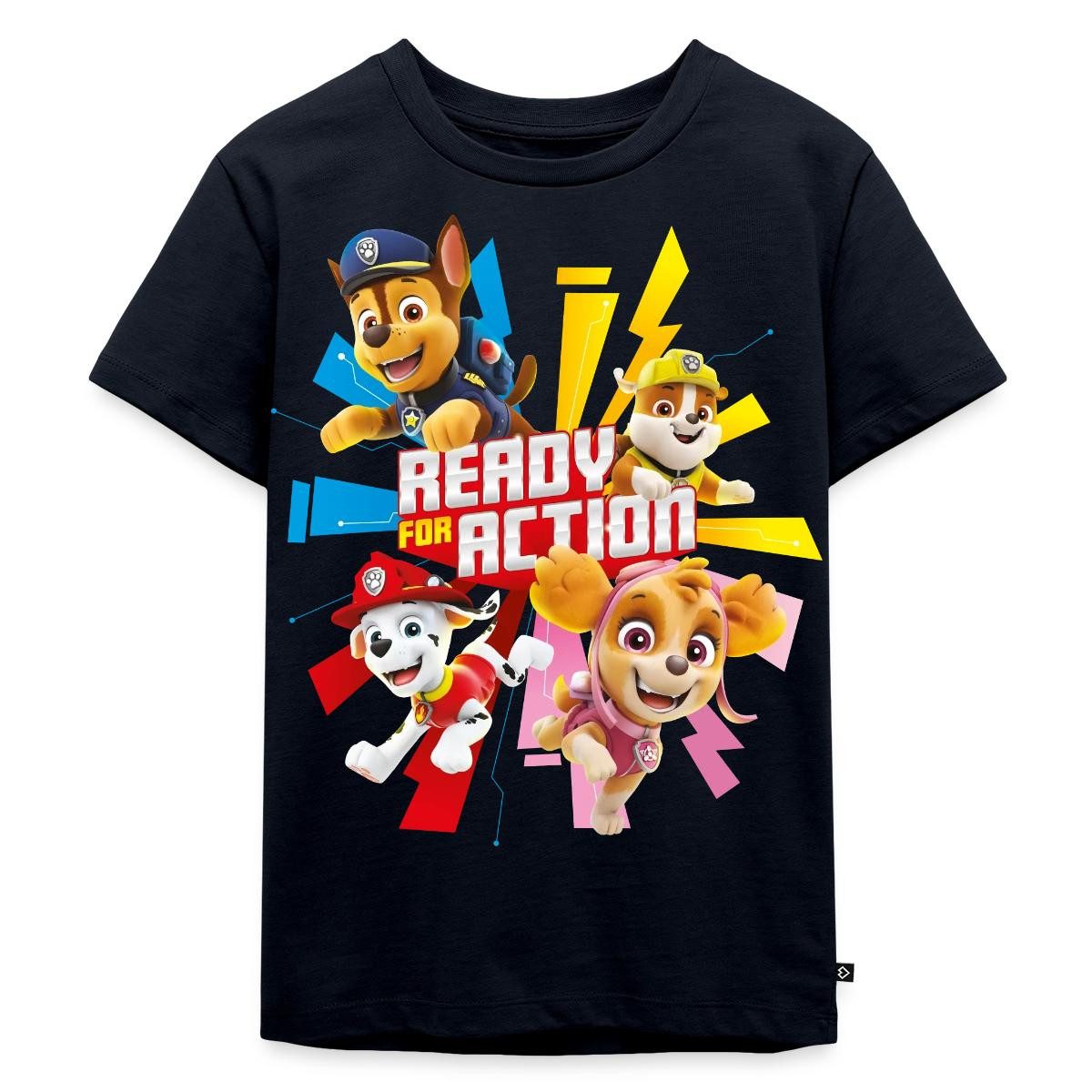 T-Shirt Paw Patrol Ready For Action Spruch Kinder Premium T-Shirt