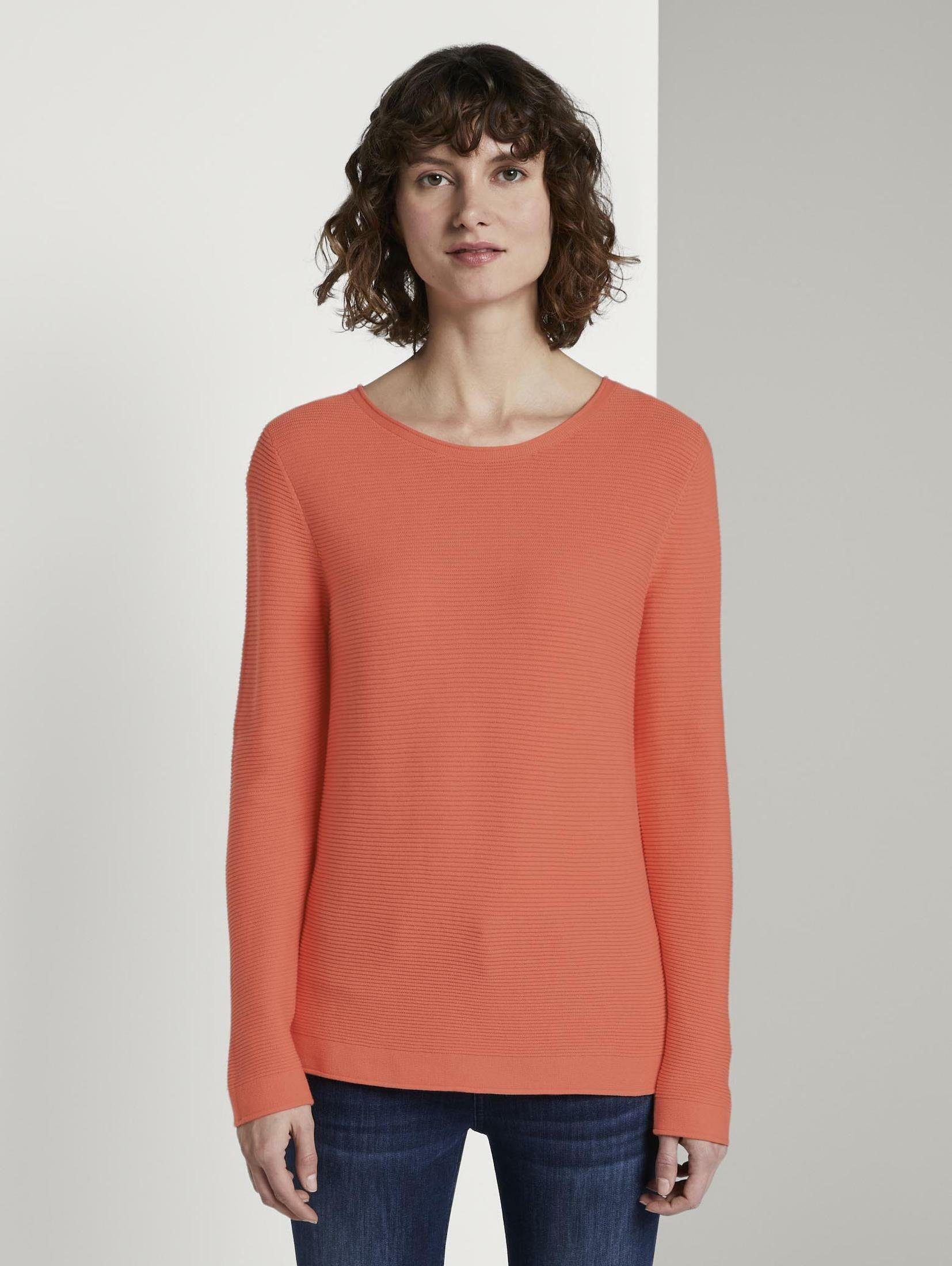 TOM TAILOR Herren Pullover Basic - Zeitloser Rundhals Strickpullover