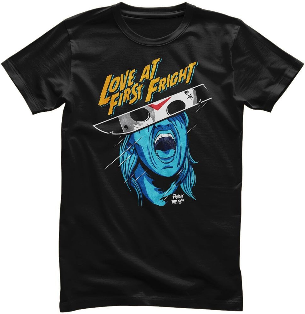Friday the 13th T-Shirt Love At First Fright T-Shirt
