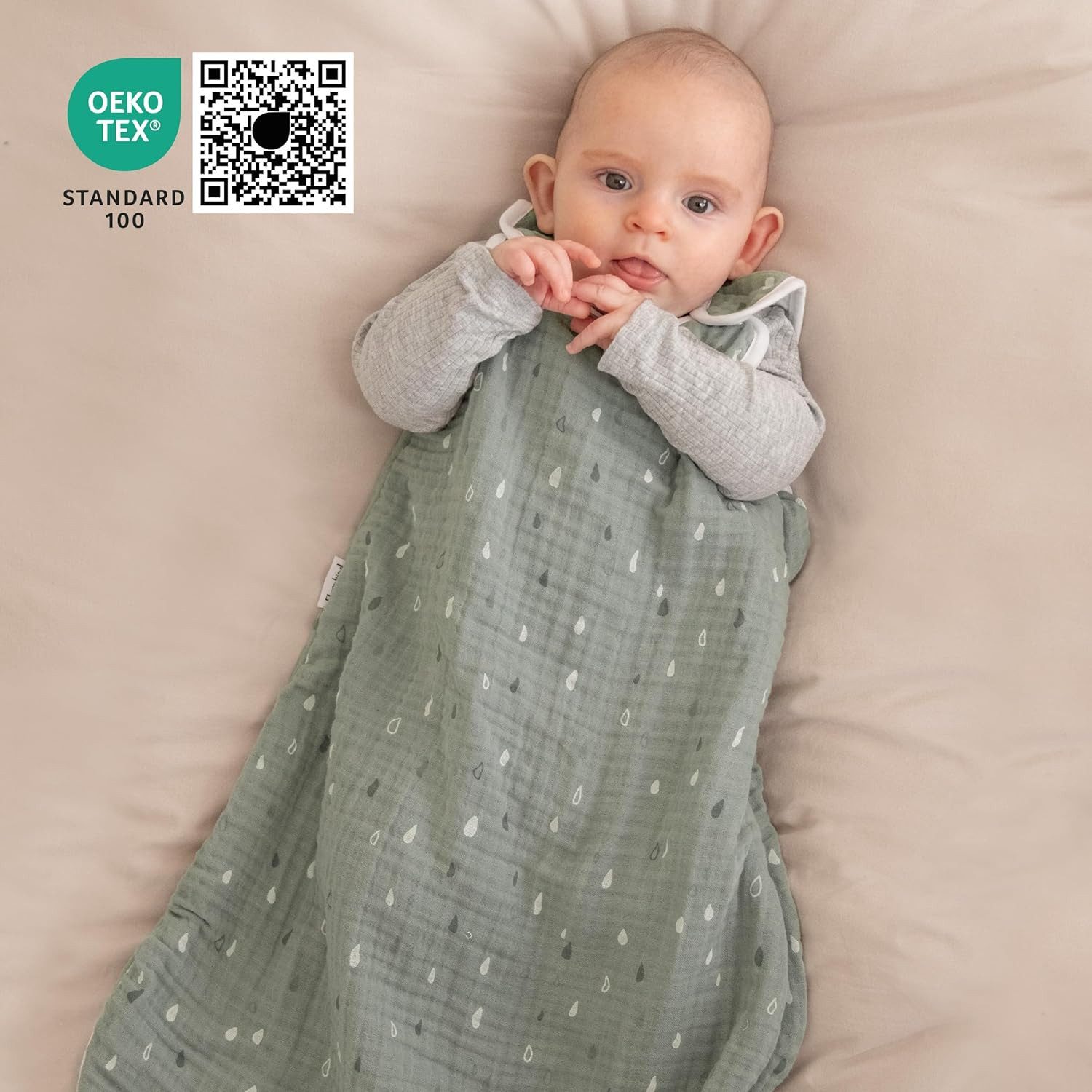 Ehrenkind Babyschlafsack Sommer, Rund aus Musselin günstig online kaufen
