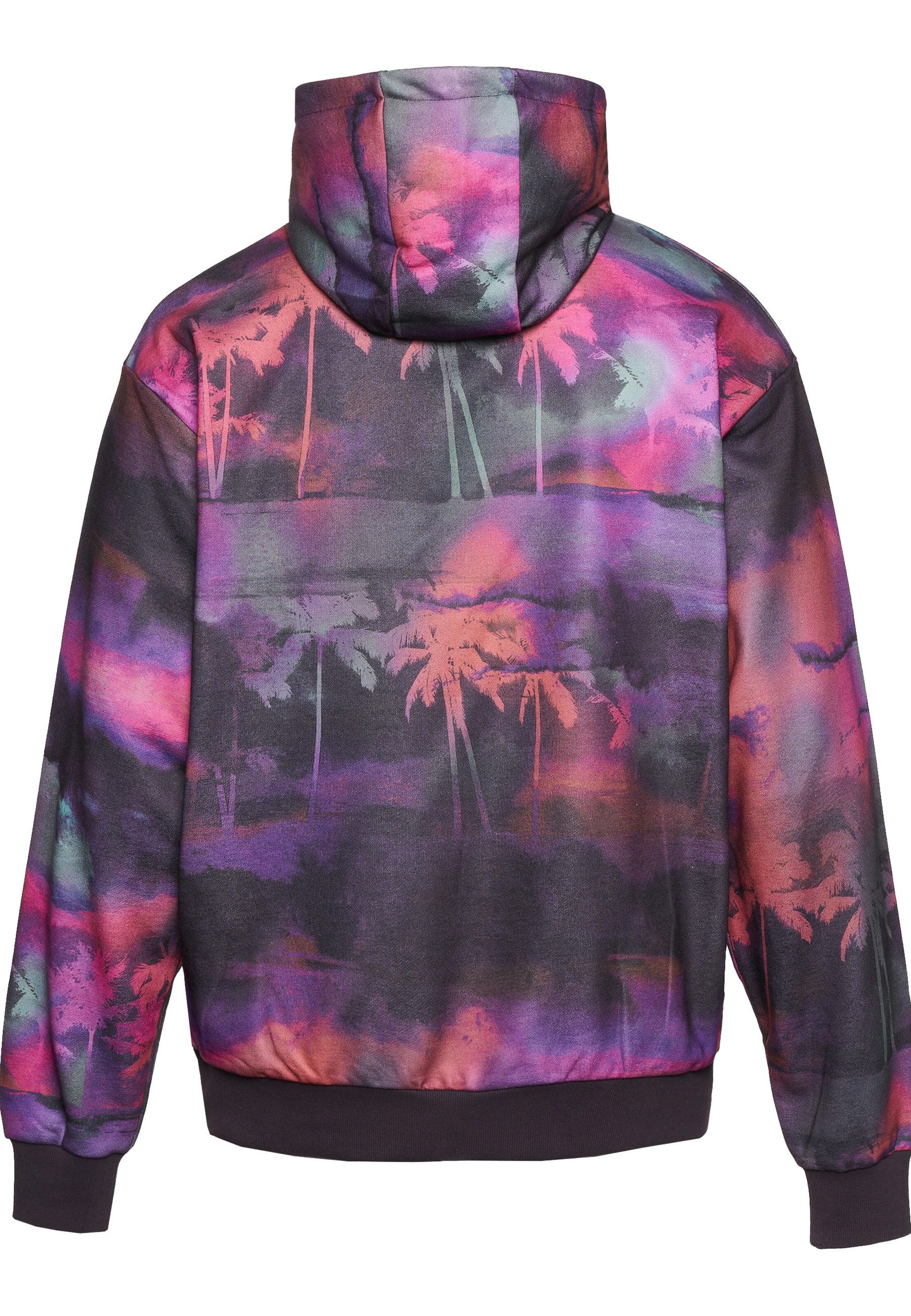Just Rhyse Kapuzenpullover Just Rhyse Just Rhyse Tropical Ilussion Hoody (1-tlg)
