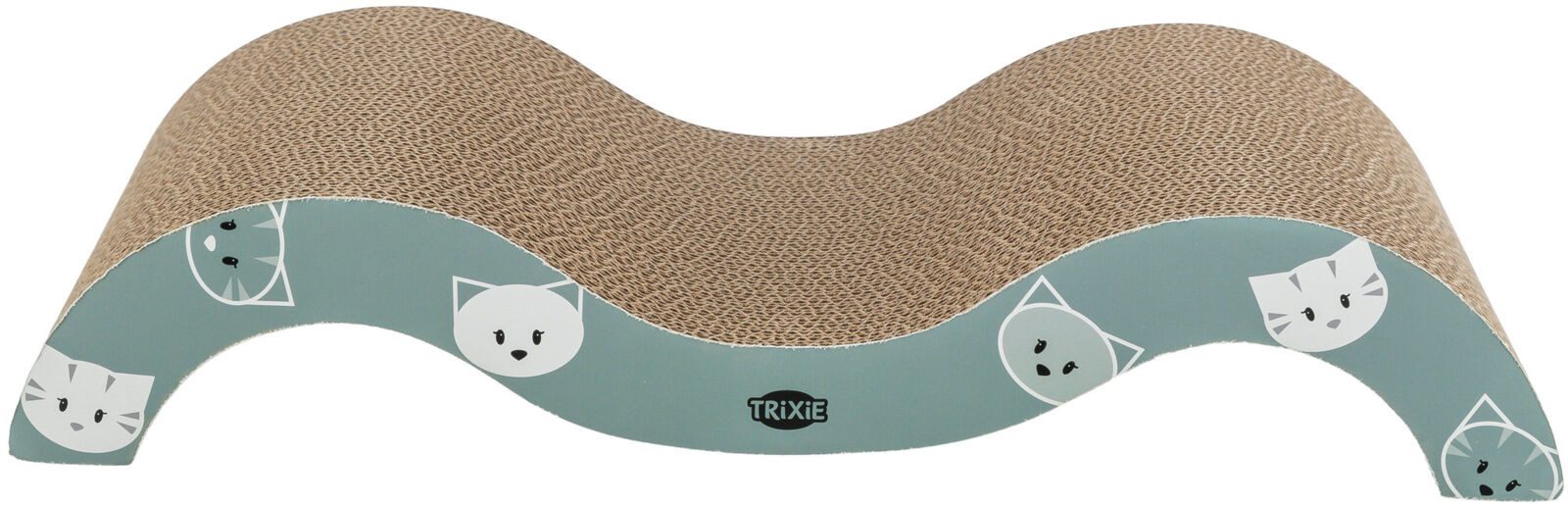 TRIXIE Kratzpappe Kratzwelle Mimi - salbei - 50 × 9 × 23 cm