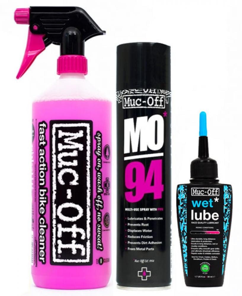 Muc-Off Fahrradöl Muc-Off Basisset Protect Lube Kit, Reinigungsset für Fahrräder, enthäl