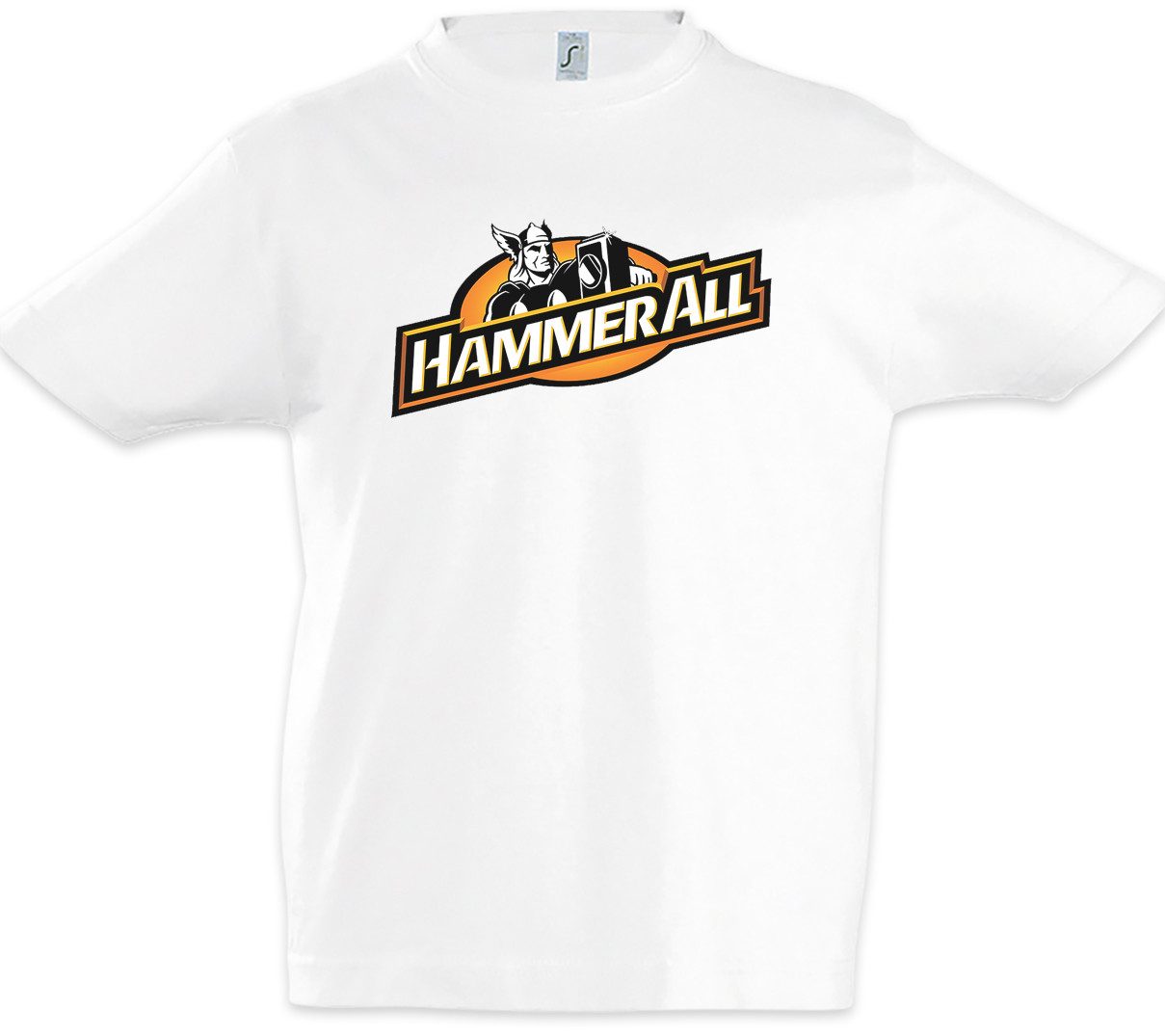 Urban Backwoods Print-Shirt Hammer All Logo Kinder T-Shirt Thors Wikinger The Comic Vikings (1-tlg) Mjölnir Mighty Odin Mjöllnir