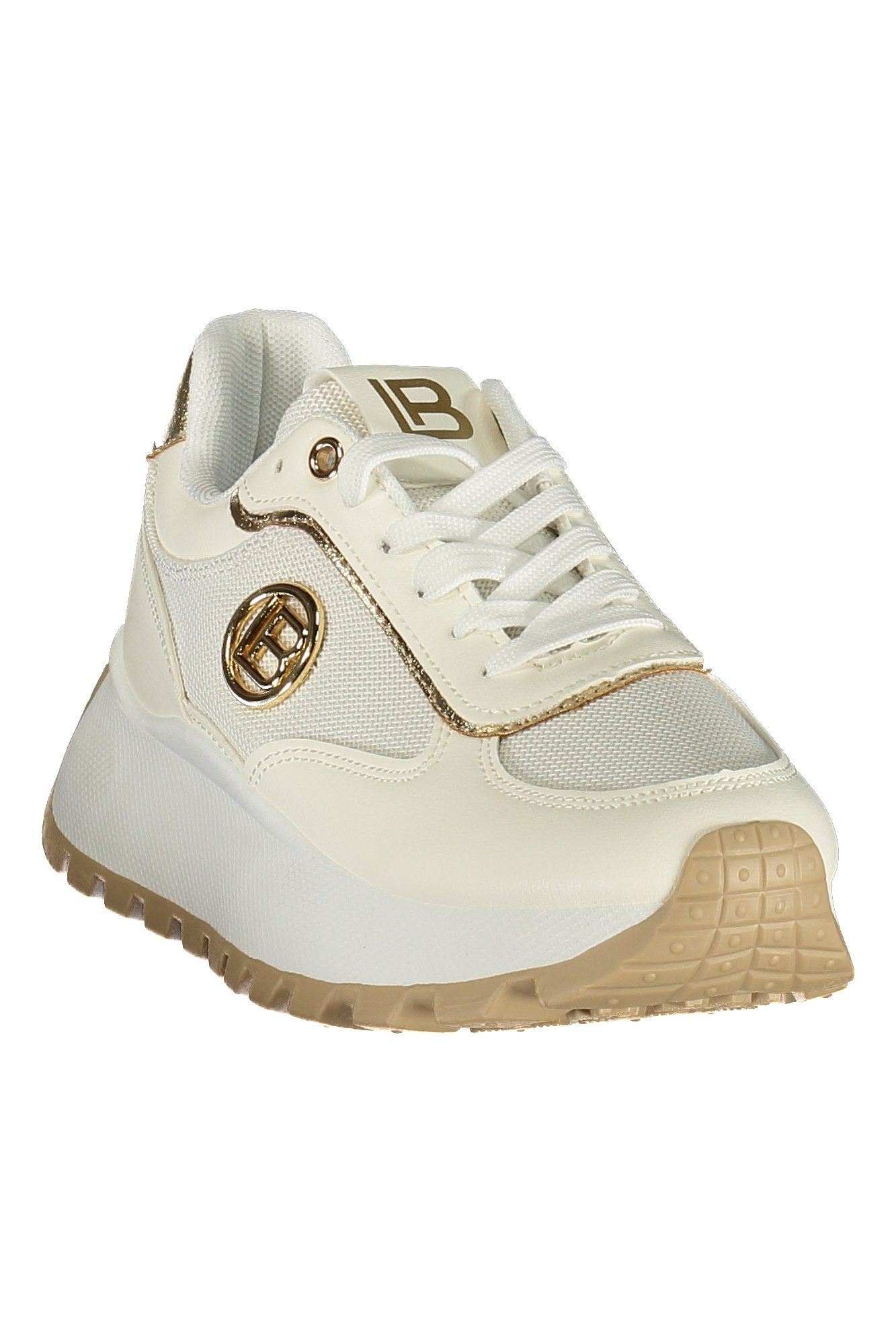Laura Biagiotti Sneaker Damen-Sneaker Weiß mit Gold-Details und günstig online kaufen