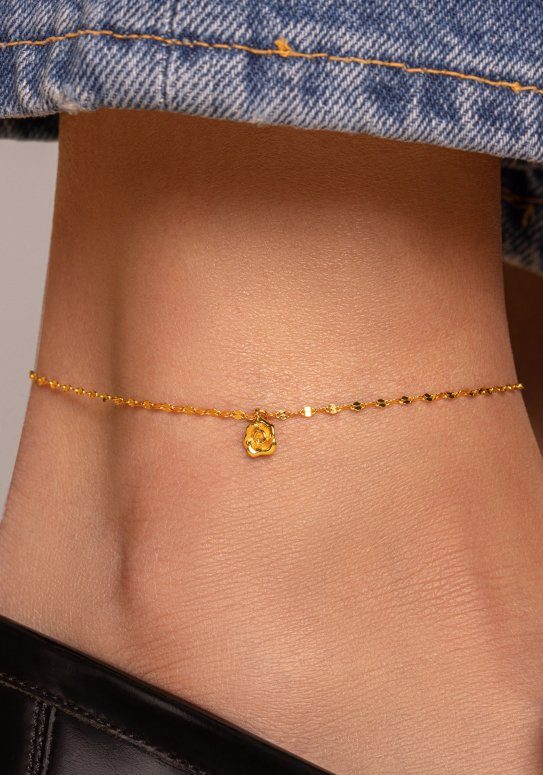Amor Fußkette Rose