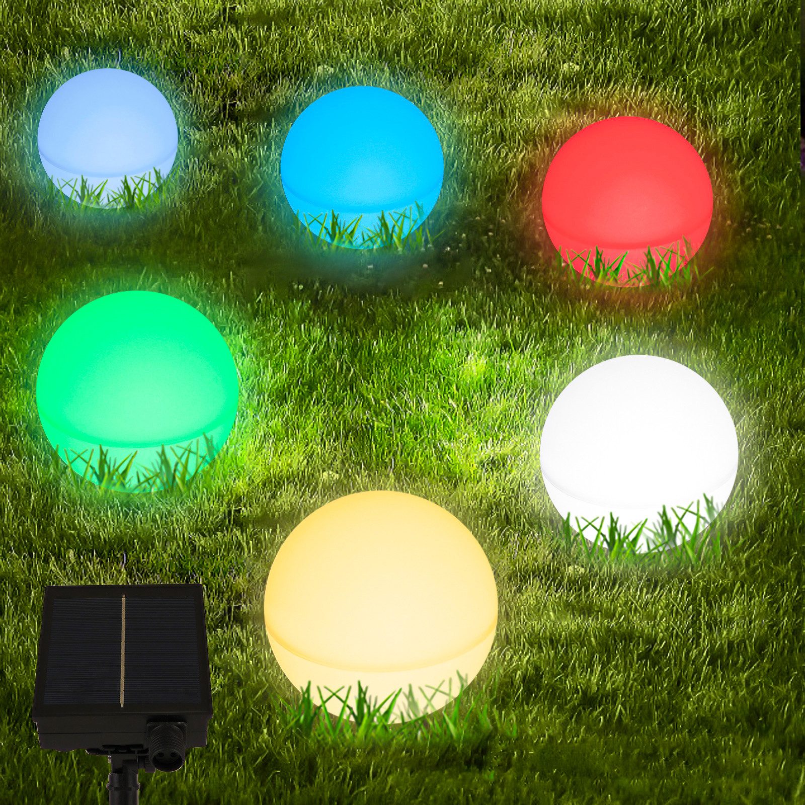 BlingBin LED Solarleuchte 6 Stück Solarlampen günstig online kaufen