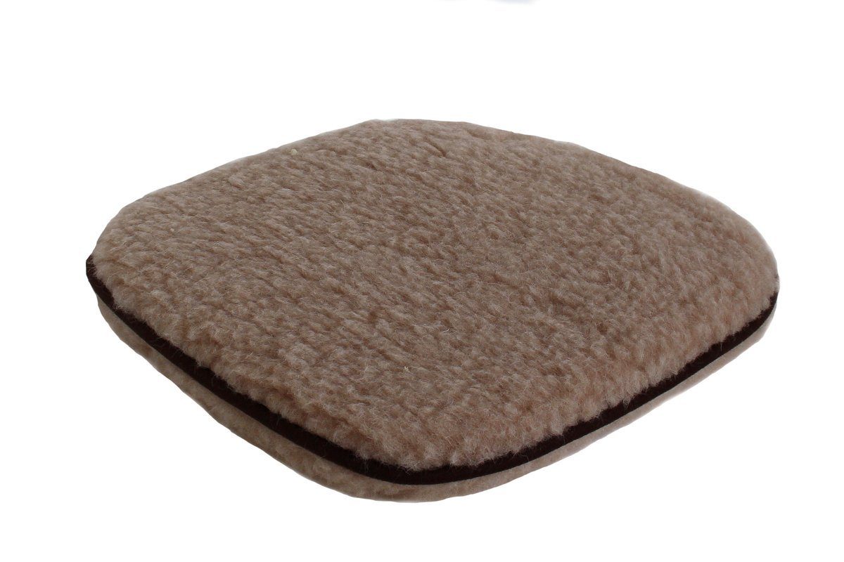 Stuhlkissen Stuhlkissen 2er Pack Schurwolle Sitzkissen