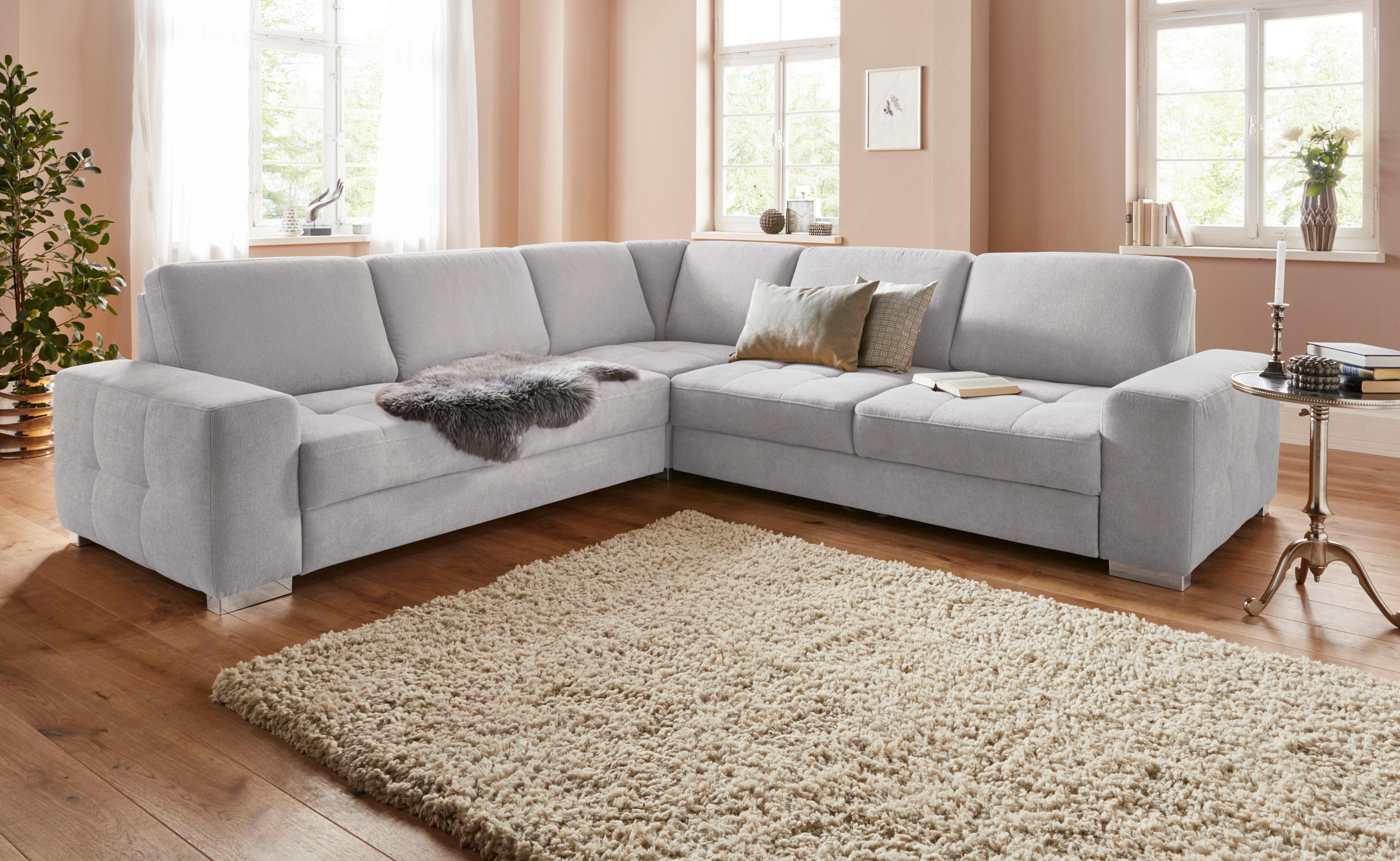 sit&more Ecksofa Santorini L-Form, mit Federkern günstig online kaufen