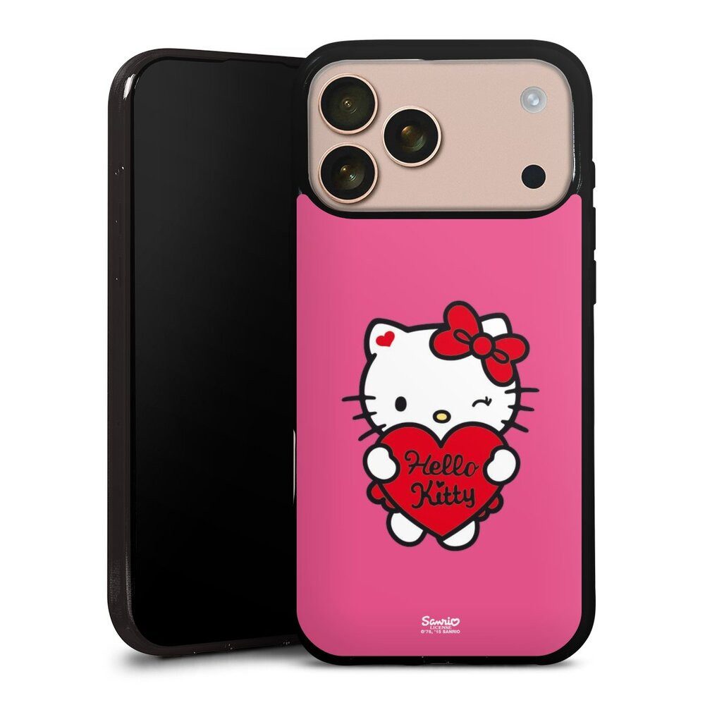 DeinDesign Handyhülle Hello Kitty Fanartikel Herz Hello Kitty - Sweet Heart, Apple iPhone 17 Pro Max Silikon Hülle Bumper Case Handy Schutzhülle