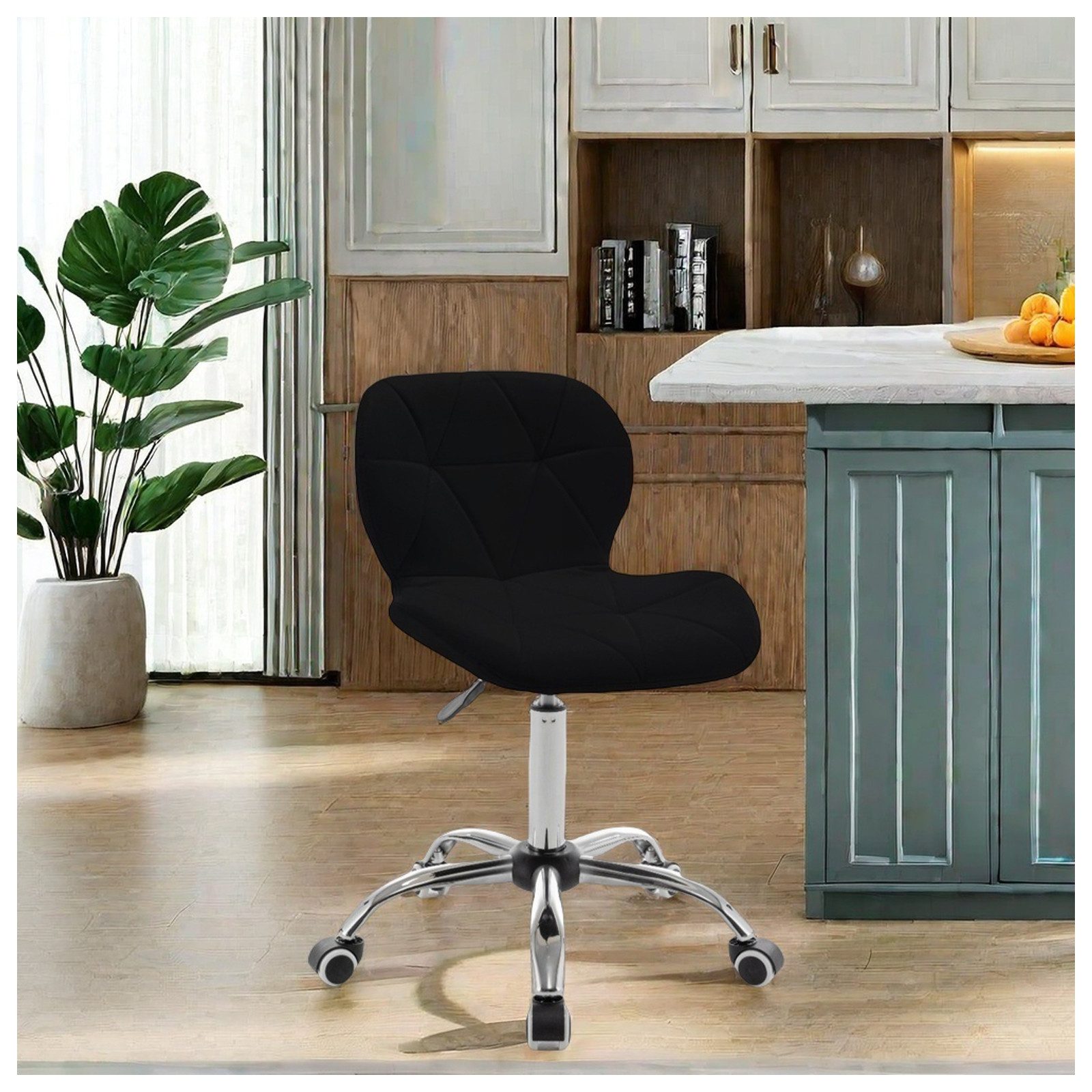 HTI-Living Drehstuhl Drehstuhl Neville Kunstleder Schwarz (Stück, 1 St), Sc günstig online kaufen