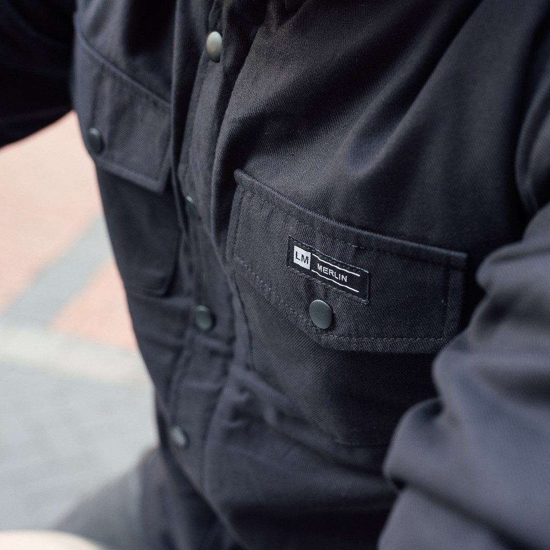 Merlin Motorradjacke Axe Riding Built With Kevlar® Motorrad Hemd protektoren