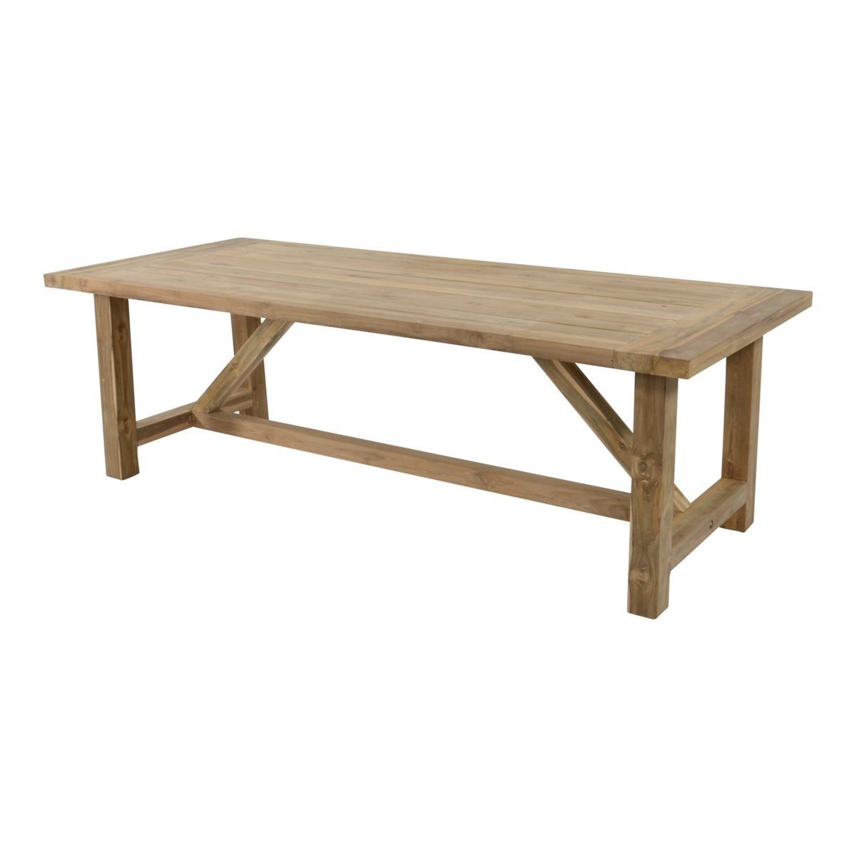 Gartentisch Tafel CASTLE recycelt TEAK-Holz 180cm