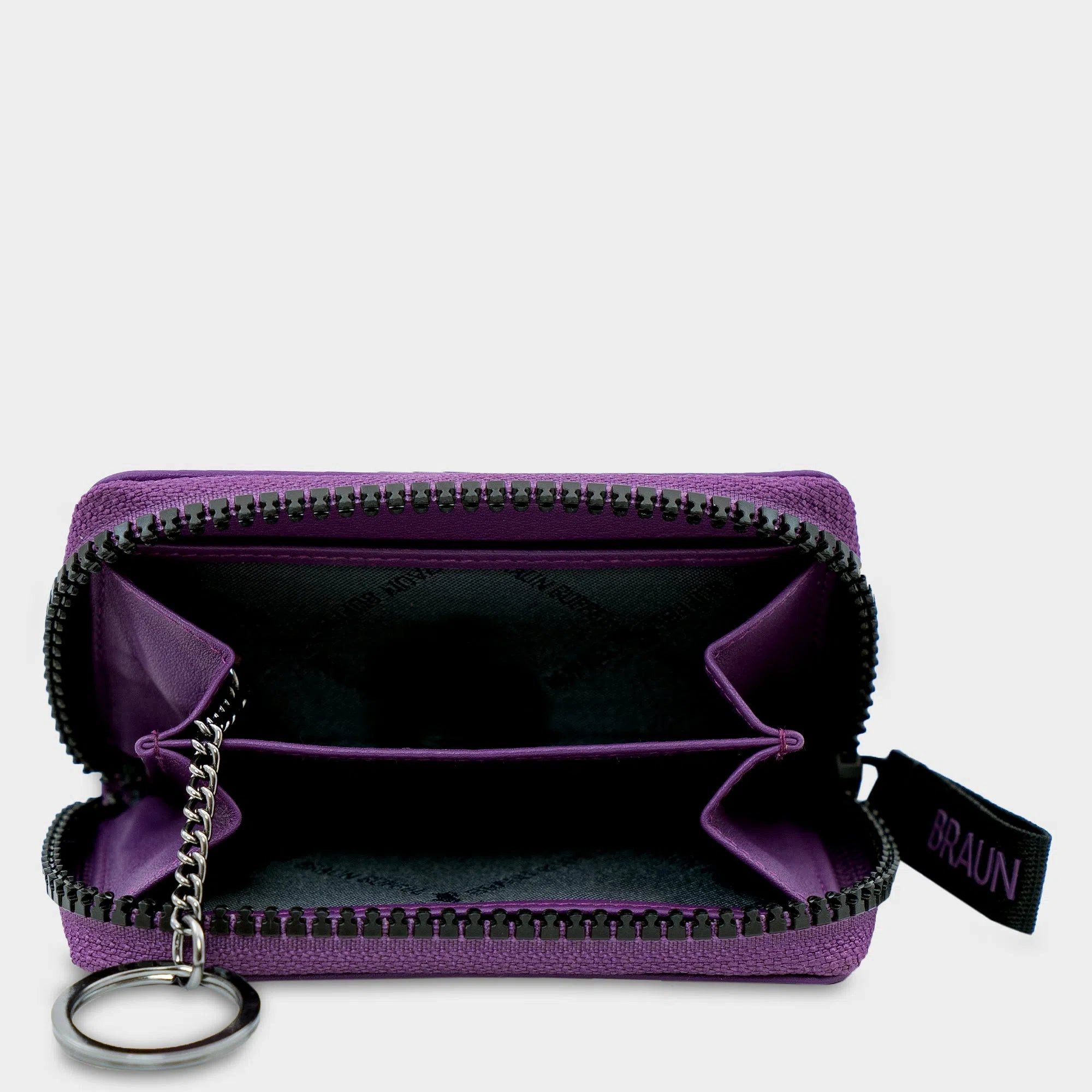 Braun Büffel Mini Geldbörse CAPRI RFID Mini Geldbörse viola günstig online kaufen