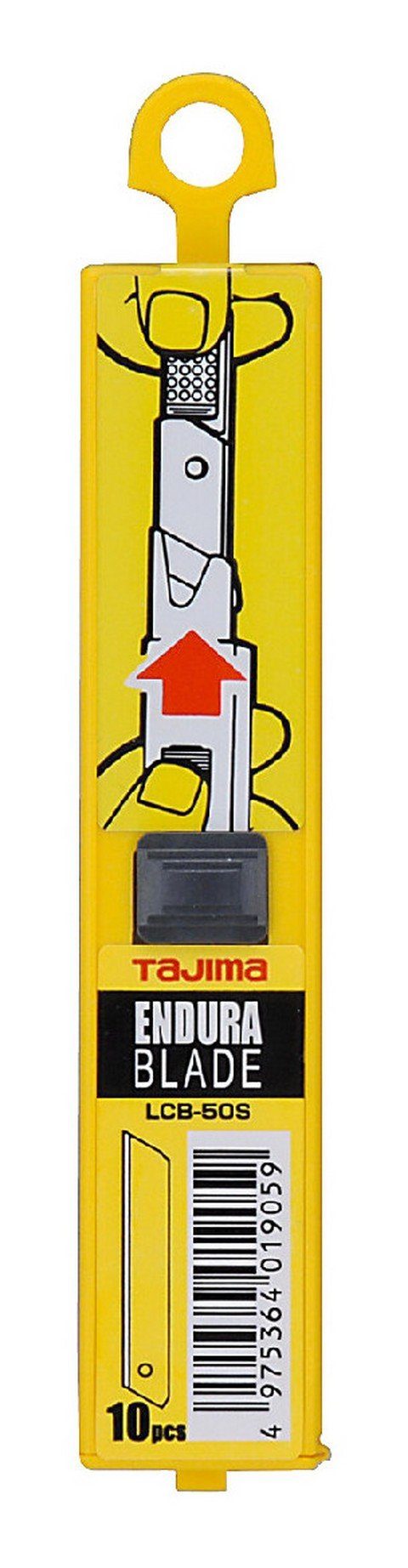 Tajima Cuttermesser, (10 Stück), Solid-Endura Blade 18 mm Verpackungs-Einheit: