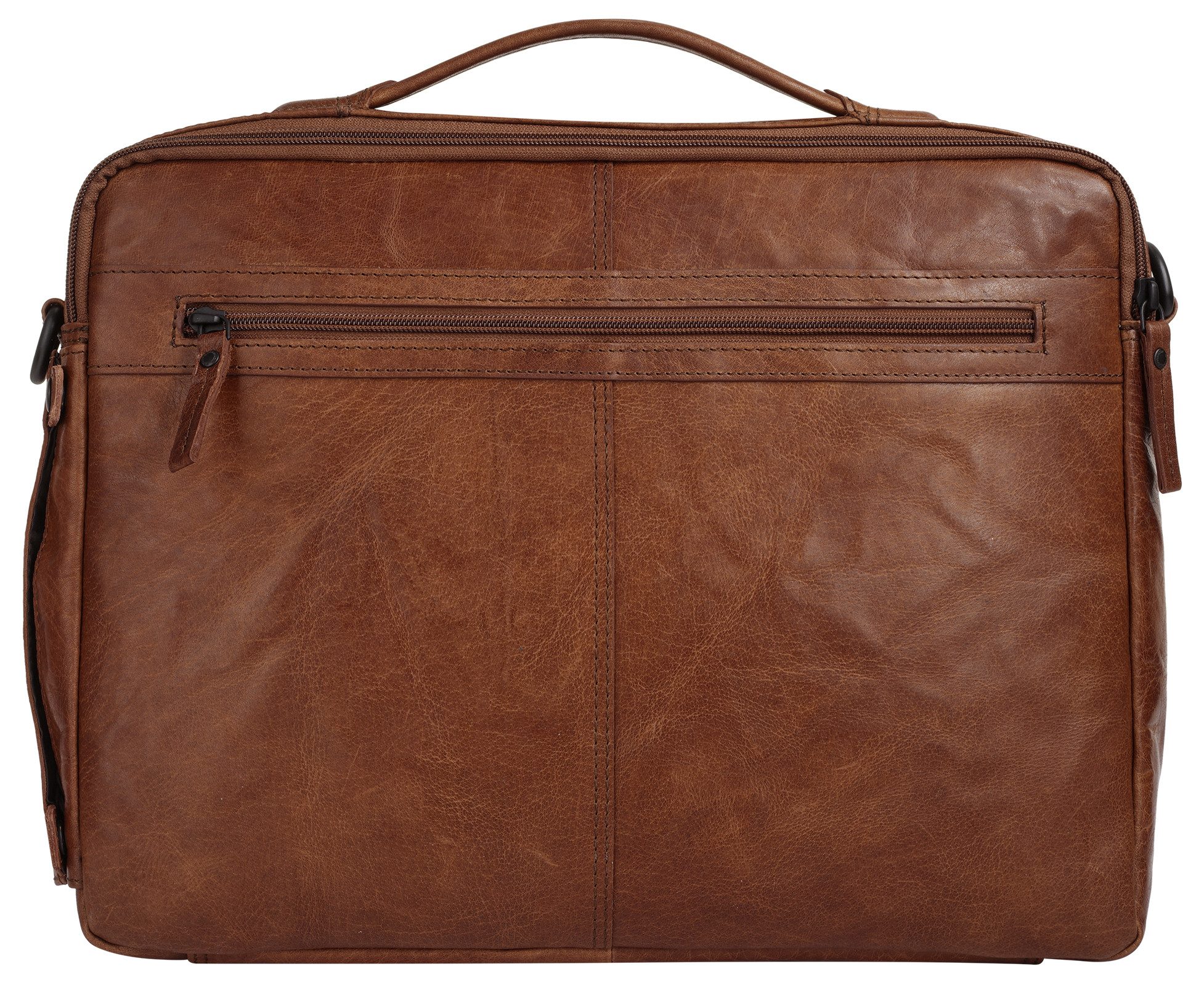 Spikes & Sparrow Laptoptasche, echt Leder