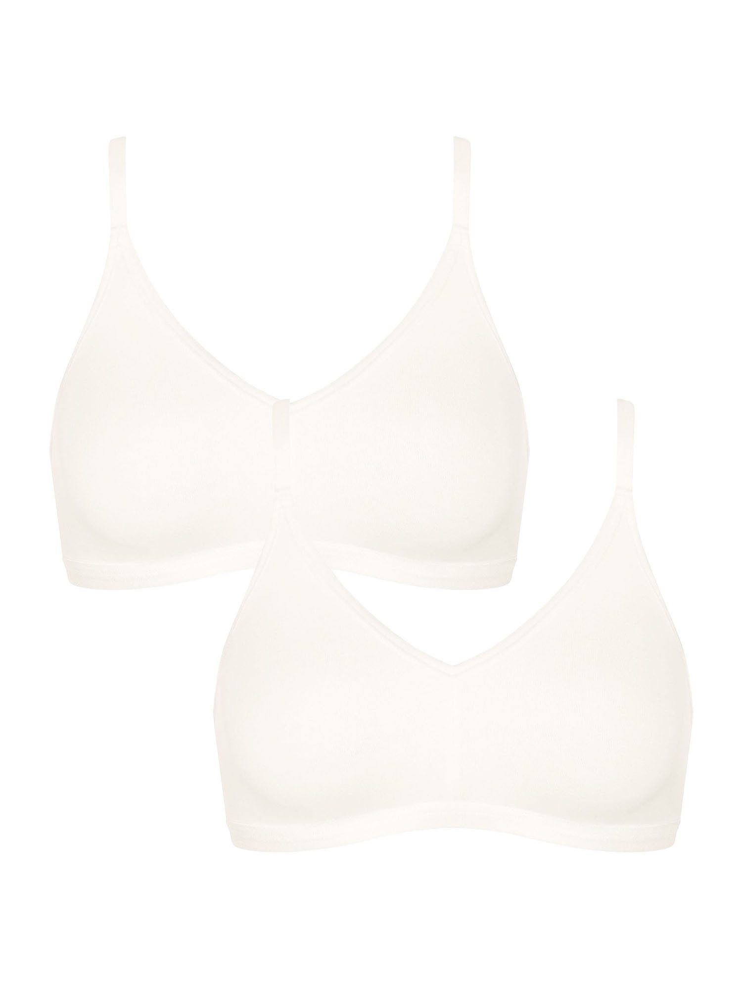 sloggi Bügelloser BH GO Daily Cotton Soft (2-tlg) Frauen weich Soft günstig online kaufen