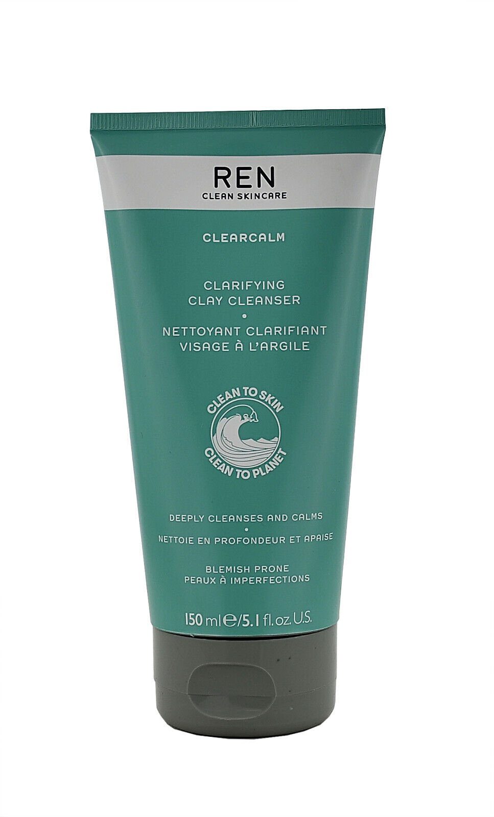 - Clarifying 150ml REN Clean Gesichts-Reinigungscreme REN Clay Skincare Cleanser
