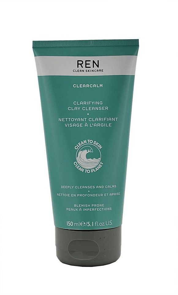 Clarifying Clay REN Cleanser Skincare Gesichts-Reinigungscreme 150ml Clean - REN