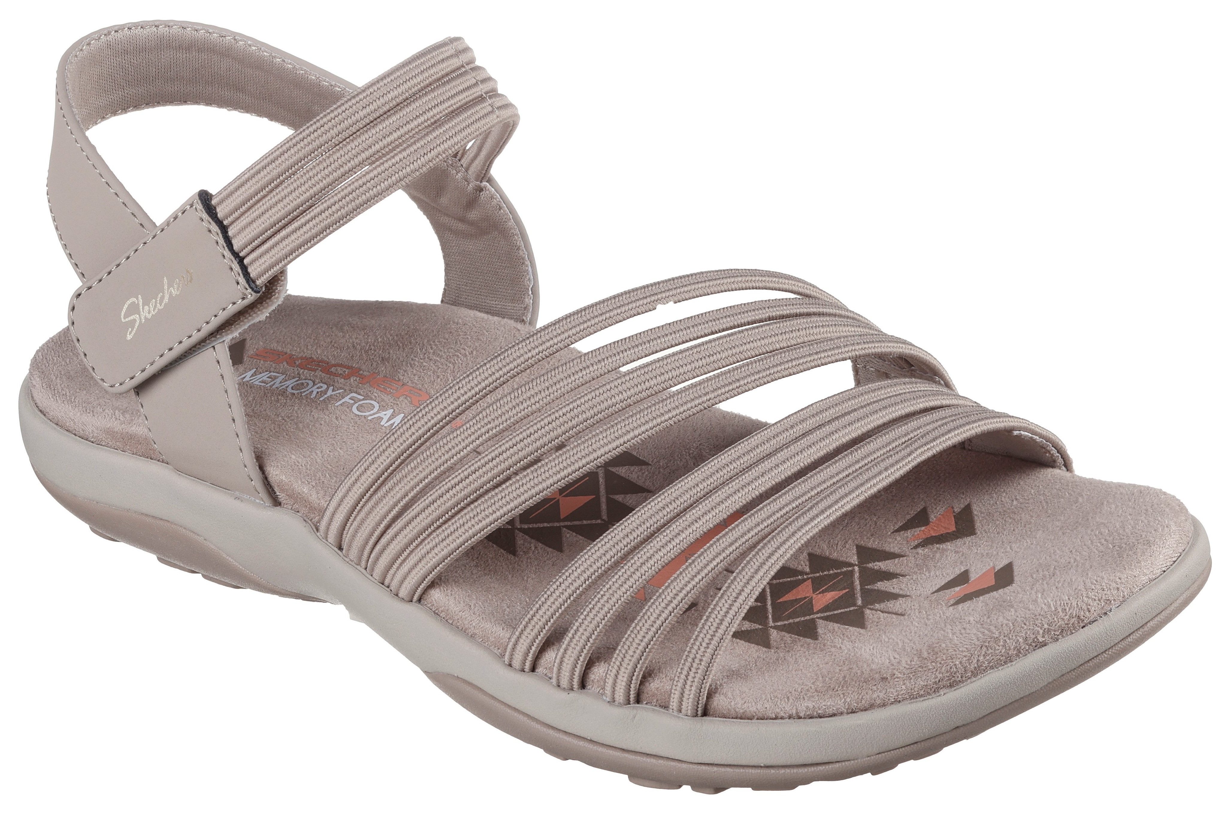 Skechers REGGAE SLIM Sandale, Sommerschuh, Trekking Sandale mit praktischem günstig online kaufen