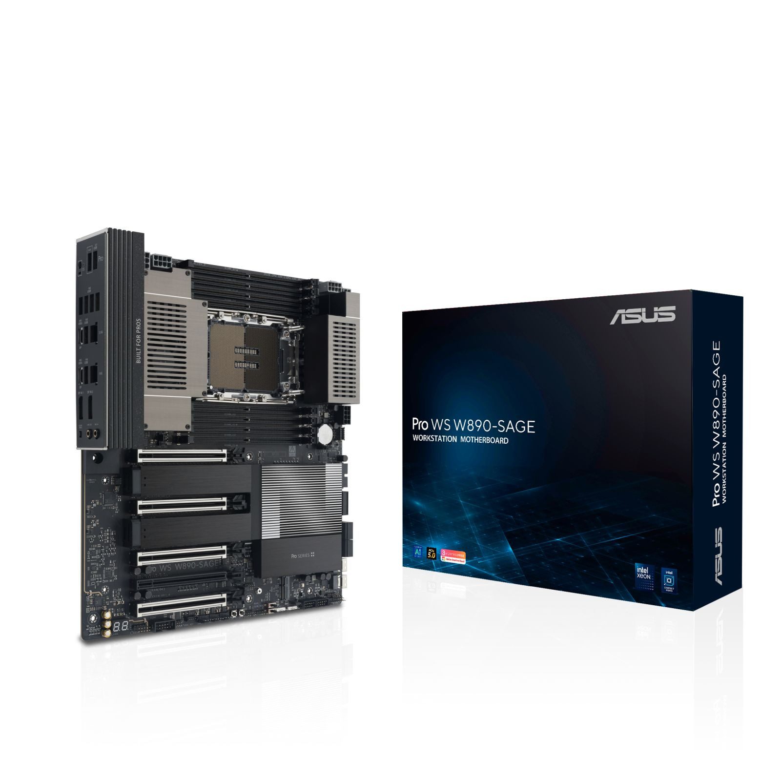 Asus PRO WS W890E-SAGE (INTEL,4710,DDR5,EBB) Mainboard