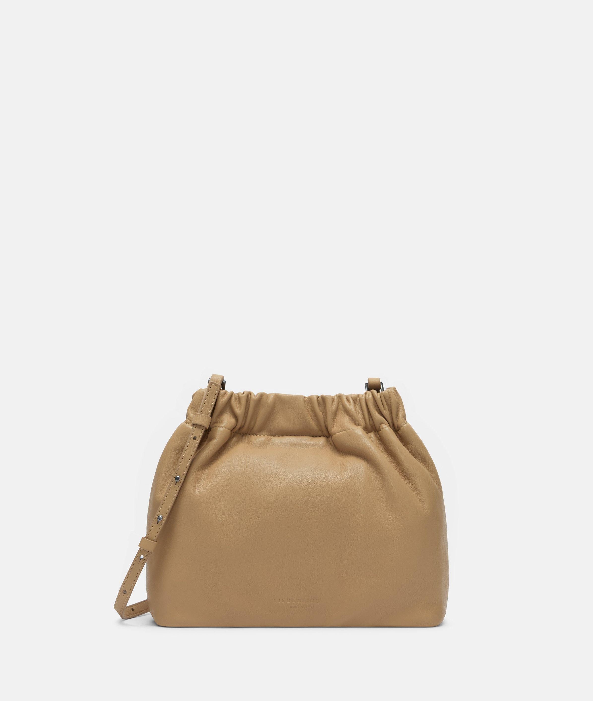 Liebeskind Berlin Schultertasche Hobo, Handliche Hobo-Bag aus natürlich genarbtem Leder